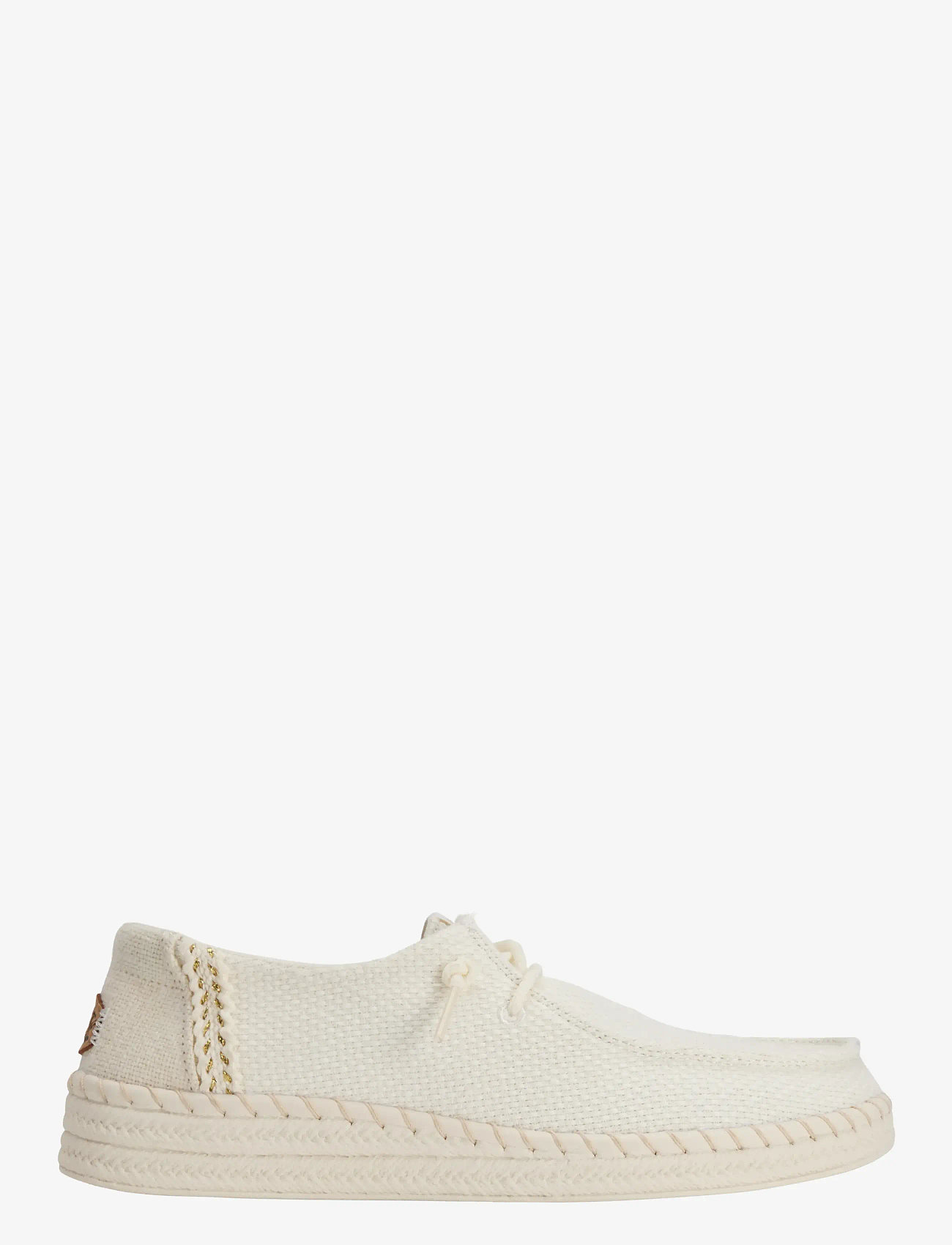 Hey Dude - WENDY ESPADRILLE WOVEN - konfirmatsioon - white - 2