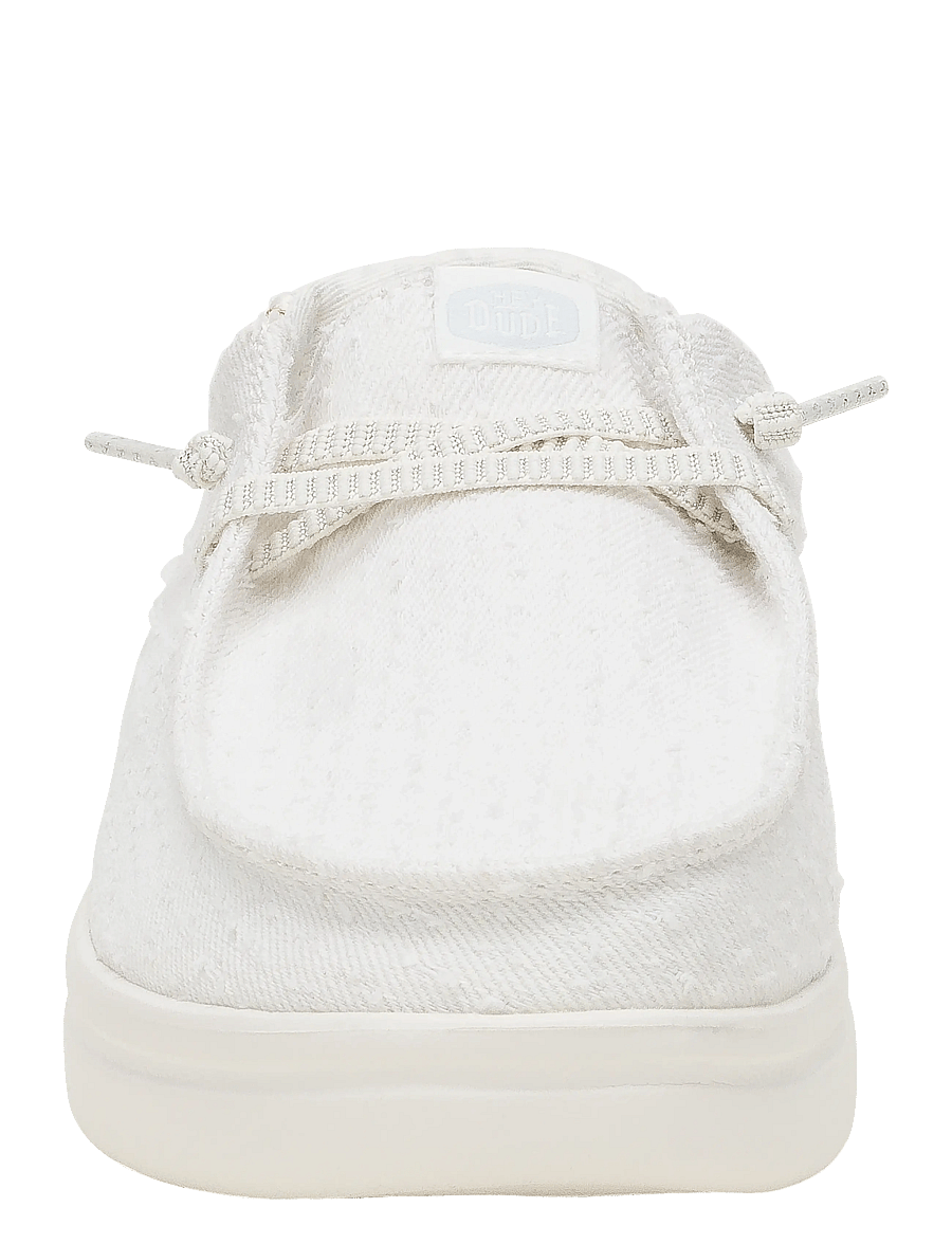 Hey Dude - WENDY ESPADRILLE WOVEN - konfirmatsioon - white - 4