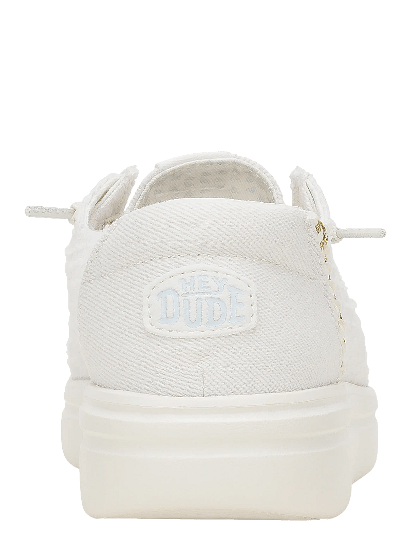 Hey Dude - WENDY ESPADRILLE WOVEN - konfirmatsioon - white - 5