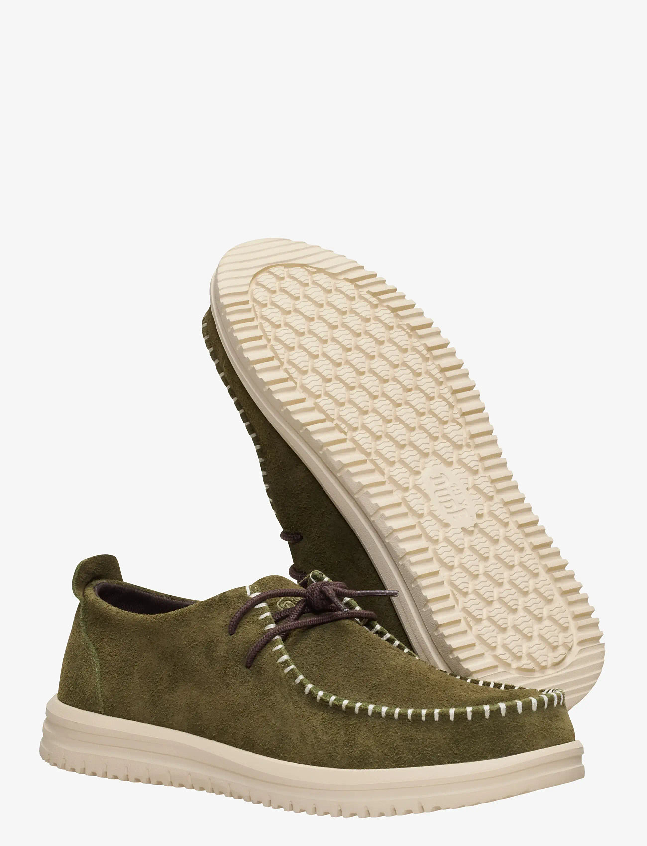 Hey Dude - NXT MOC - lave sneakers - olive/wood ash - 3
