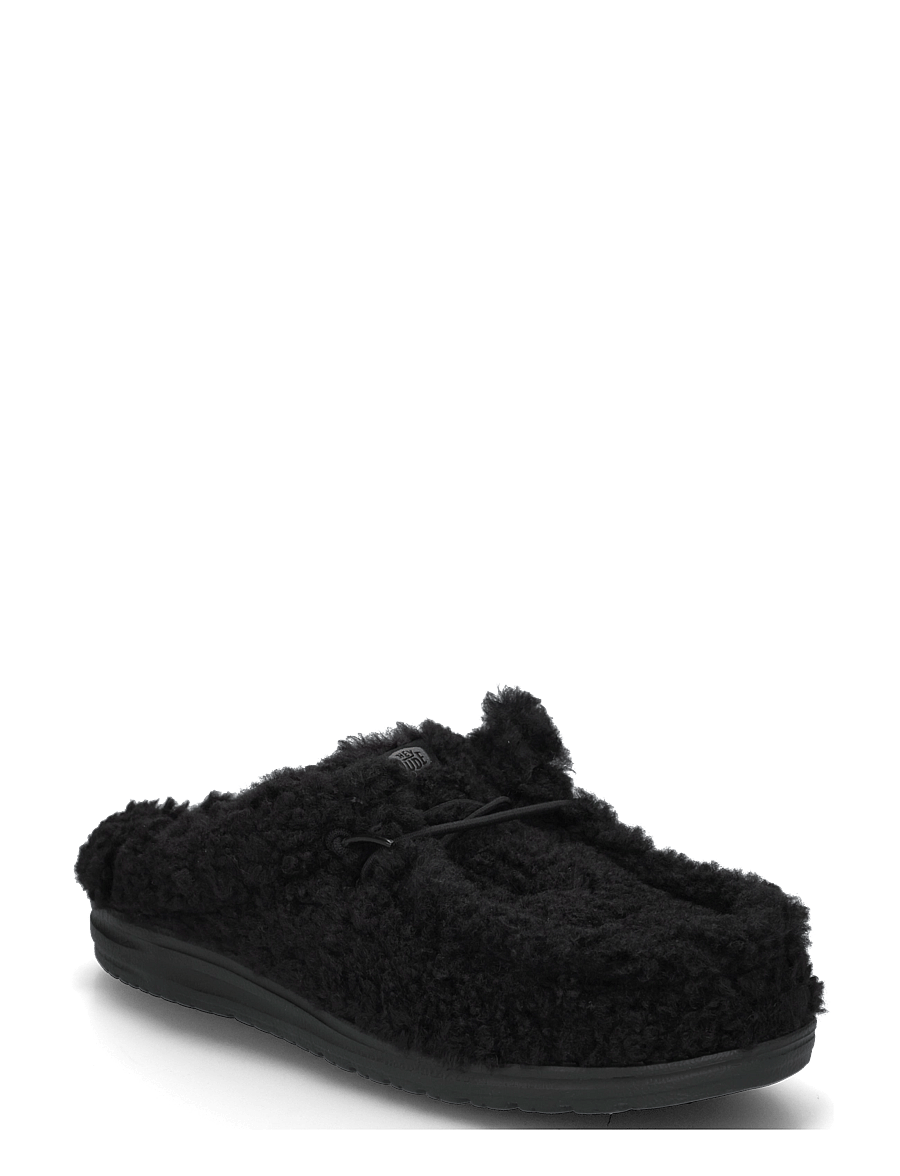Hey Dude - WALLY SLIPPER - hjemmesko - black/black - 0