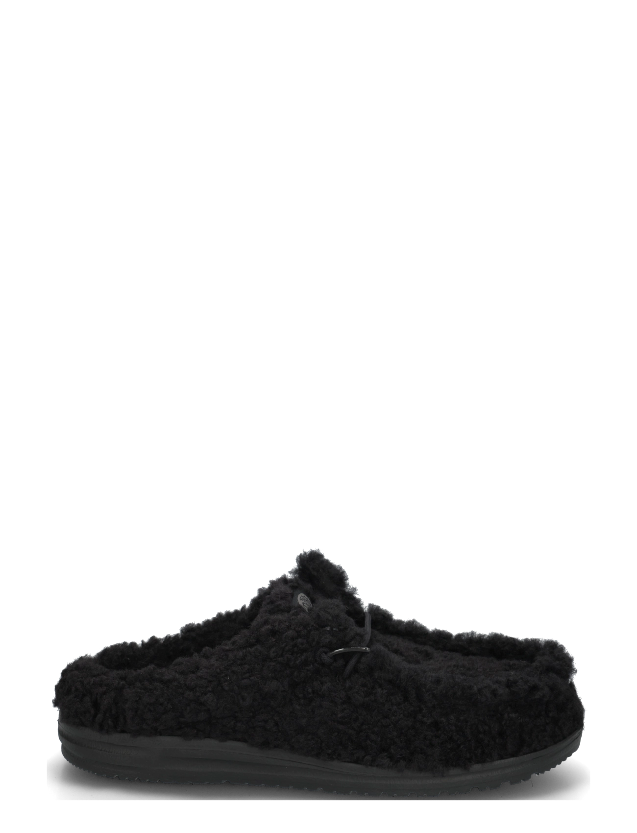 Hey Dude - WALLY SLIPPER - hjemmesko - black/black - 2