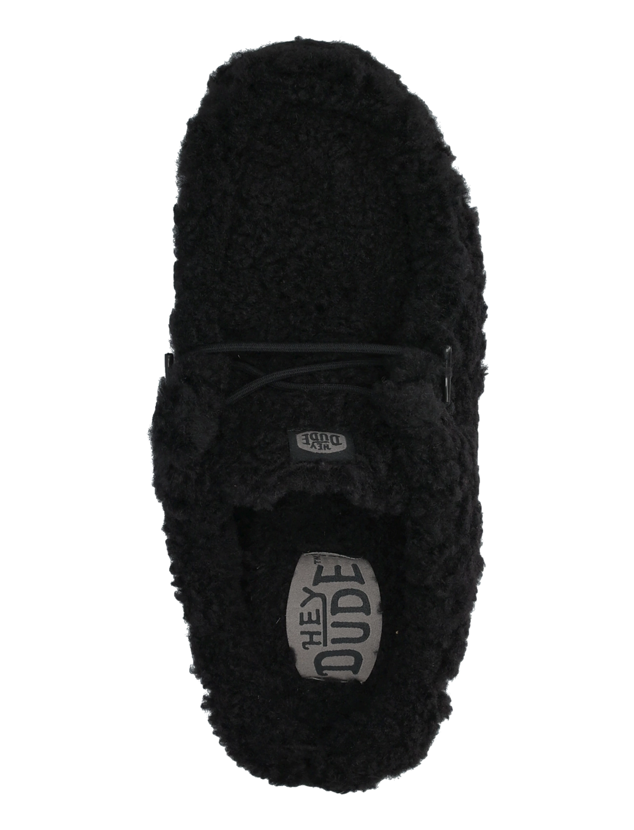 Hey Dude - WALLY SLIPPER - hjemmesko - black/black - 3