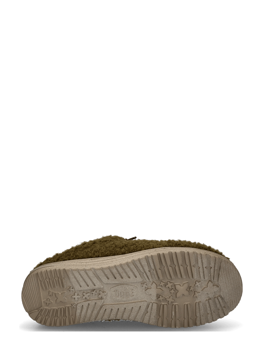 Hey Dude - WALLY SLIPPER - kollektionen - dark olive/multi - 4