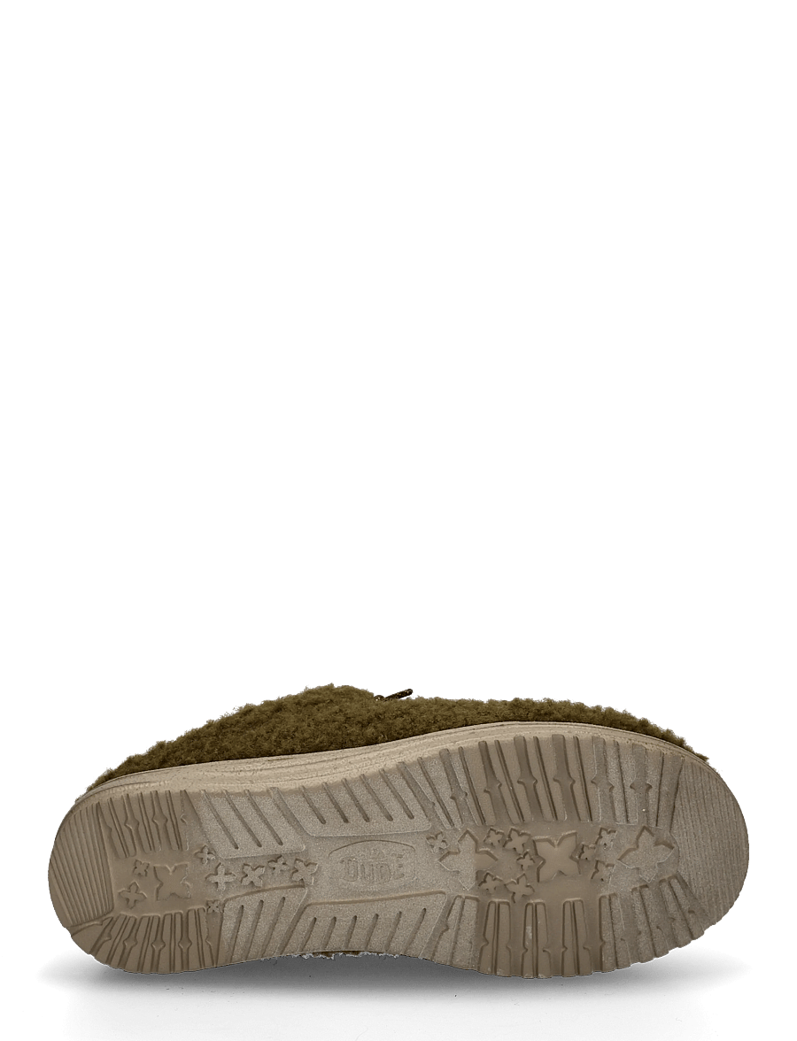 Hey Dude - WALLY SLIPPER - kollektionen - dark olive/multi - 4
