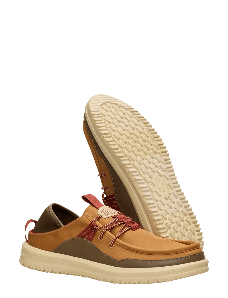 Hey Dude - BRADLEY BLIPPER NYLON - lave sneakers - bone brown/multi - 3