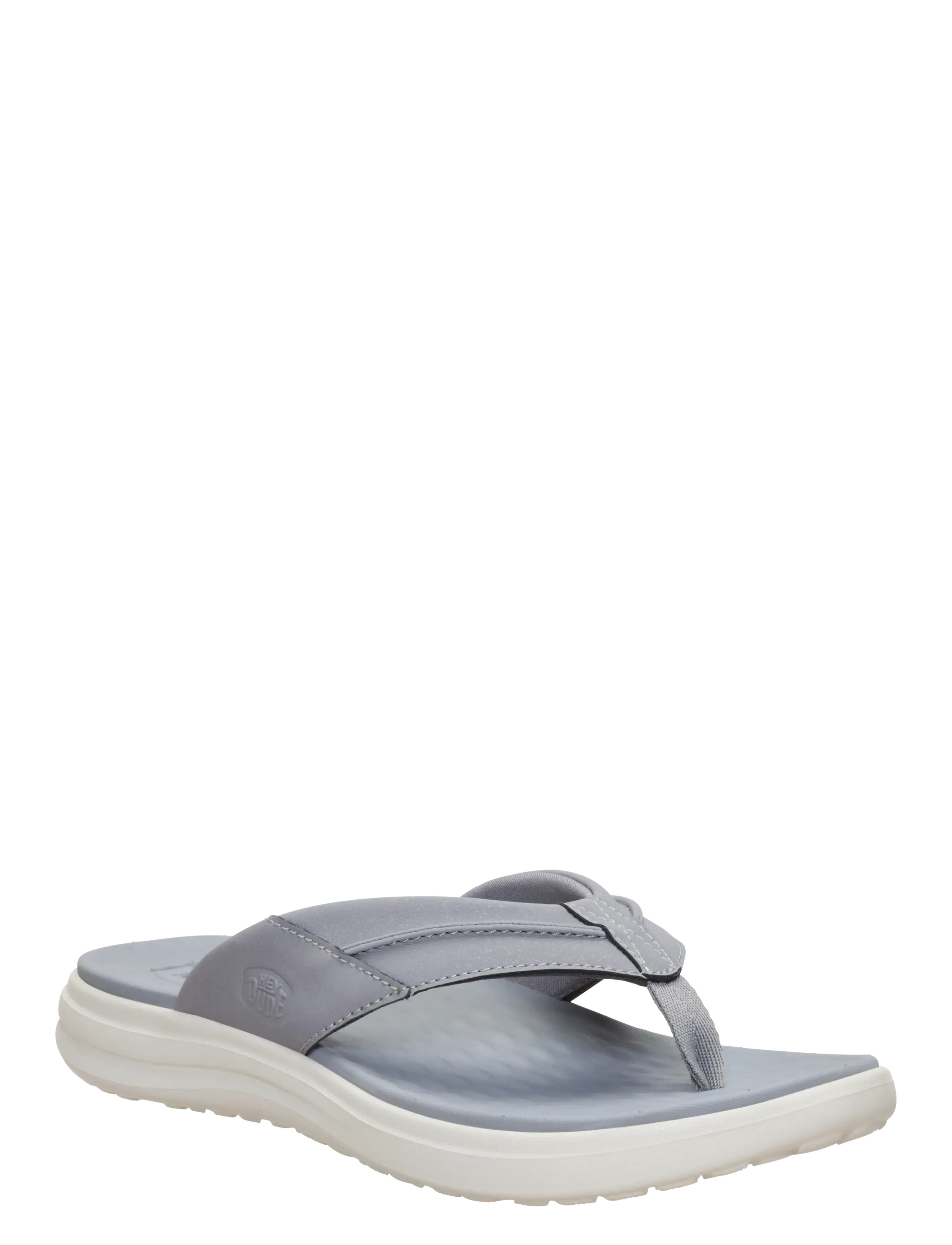 Hey Dude FINN FLIP - Schuhe - GREY/WHITE / grey