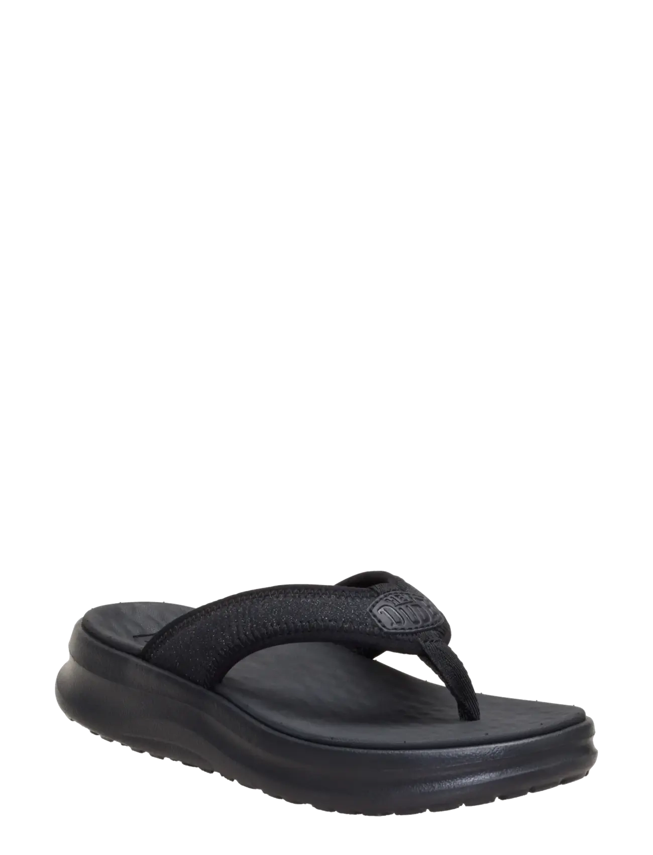 Hey Dude TIDE FLIP - Shoes - BLACK/METALLIC / black