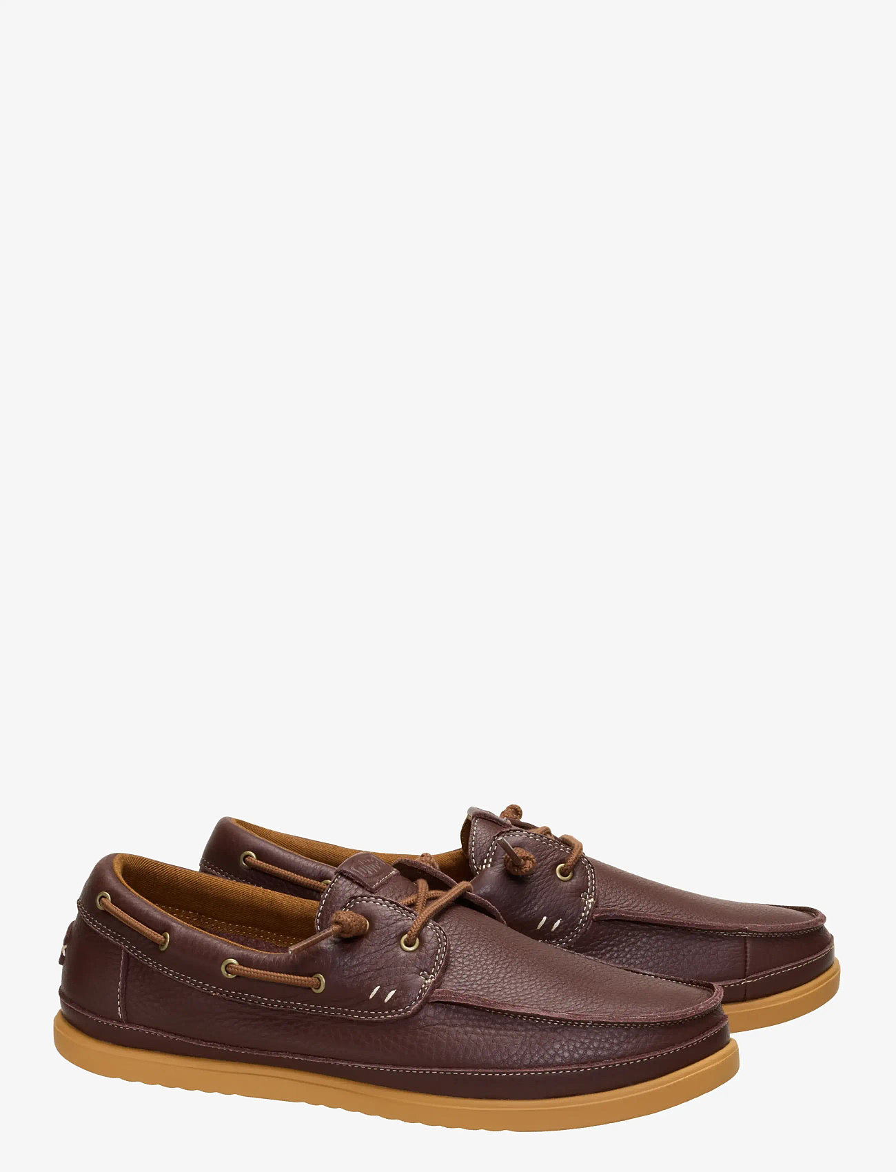 Hey Dude - HARBOR LO CRAFT LEATHER - sejlersko - shaved brown/robe brown - 1