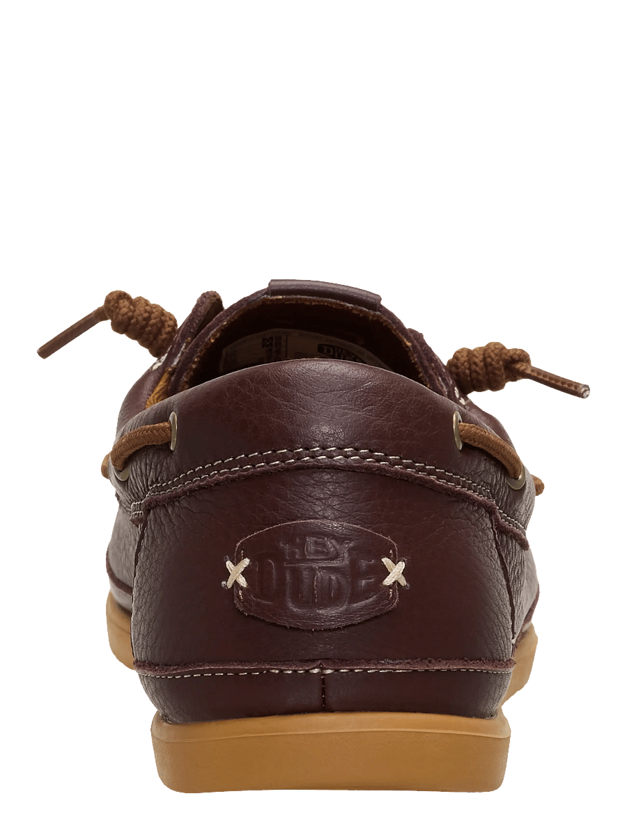 Hey Dude - HARBOR LO CRAFT LEATHER - mokassins - shaved brown/robe brown - 5
