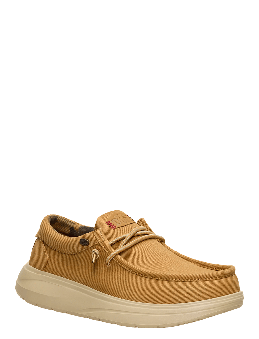 Hey Dude - WALLY COMF WORN - sneakersy niskie - brown/dawm grey - 0