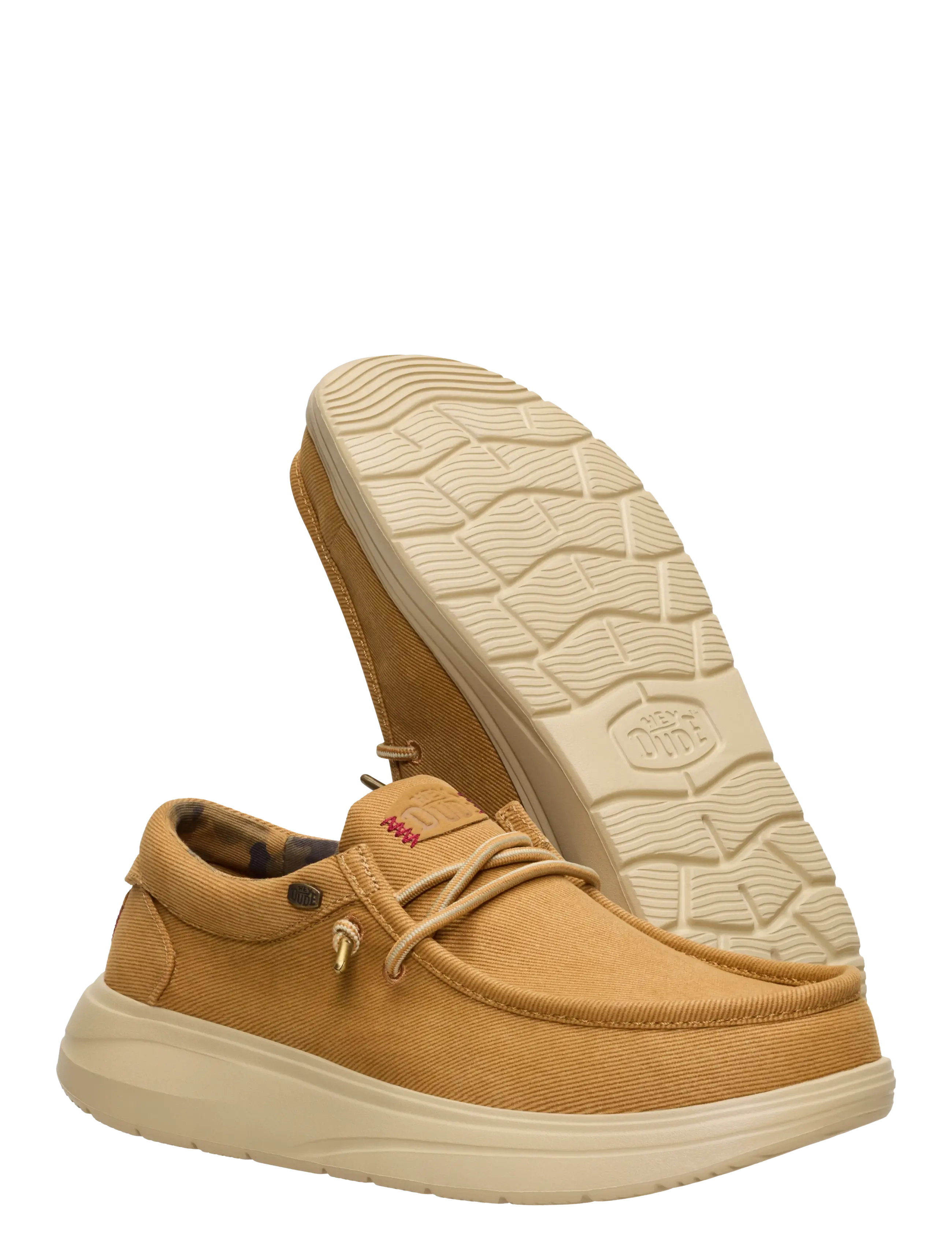 Hey Dude - WALLY COMF WORN - men - brown/dawm grey - 3