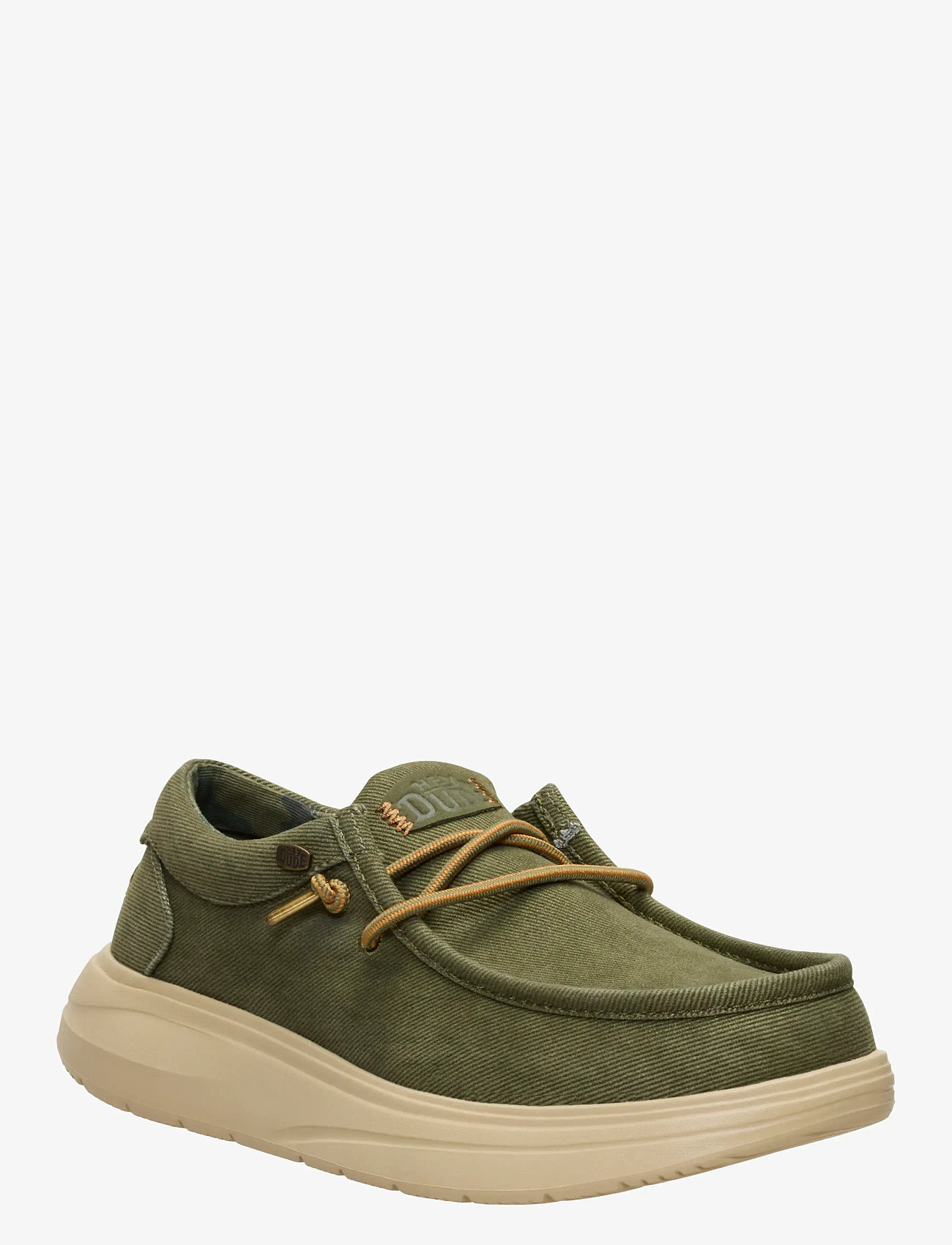 Hey Dude - WALLY COMF WORN - low tops - olive/dawm tan - 0