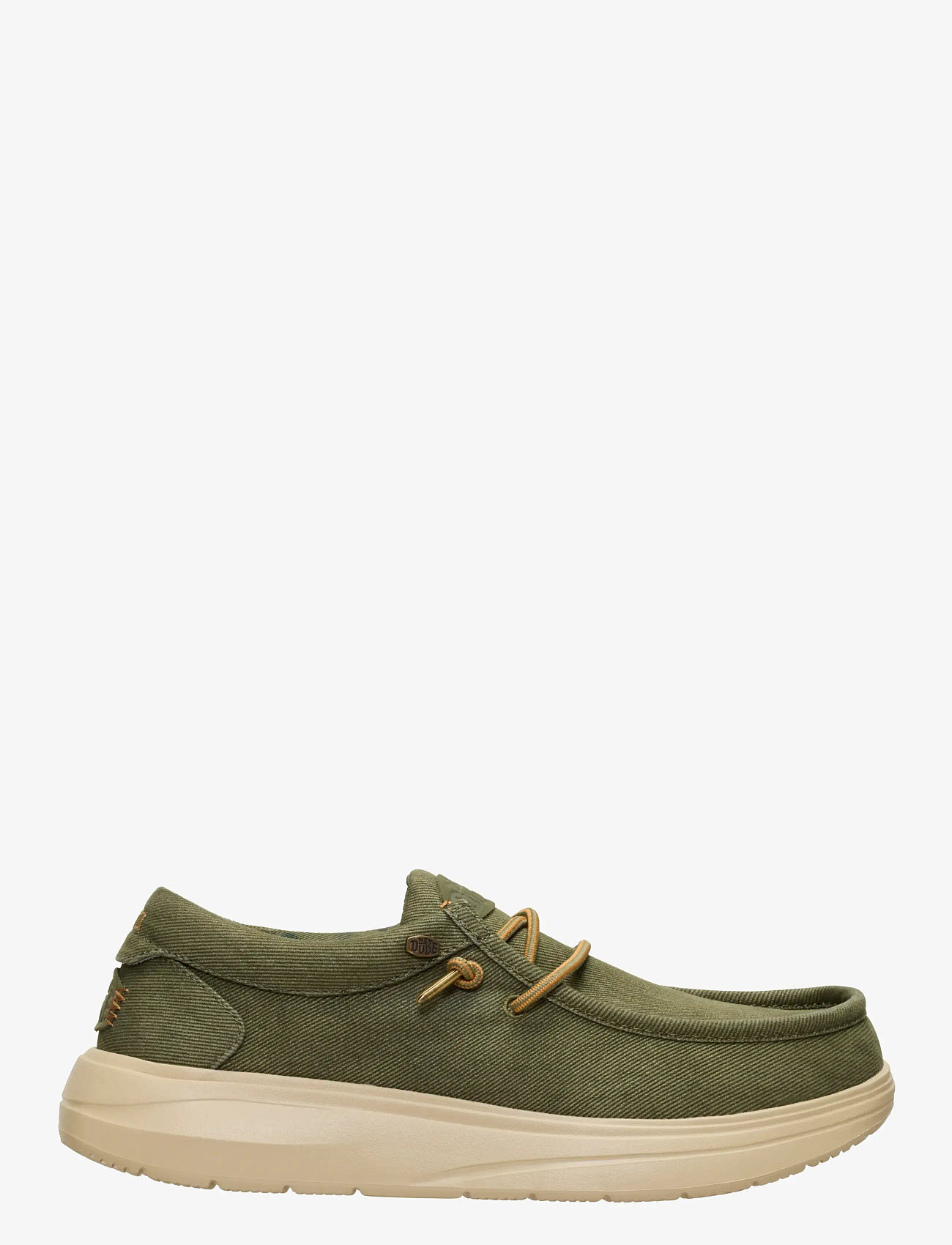 Hey Dude - WALLY COMF WORN - low tops - olive/dawm tan - 2