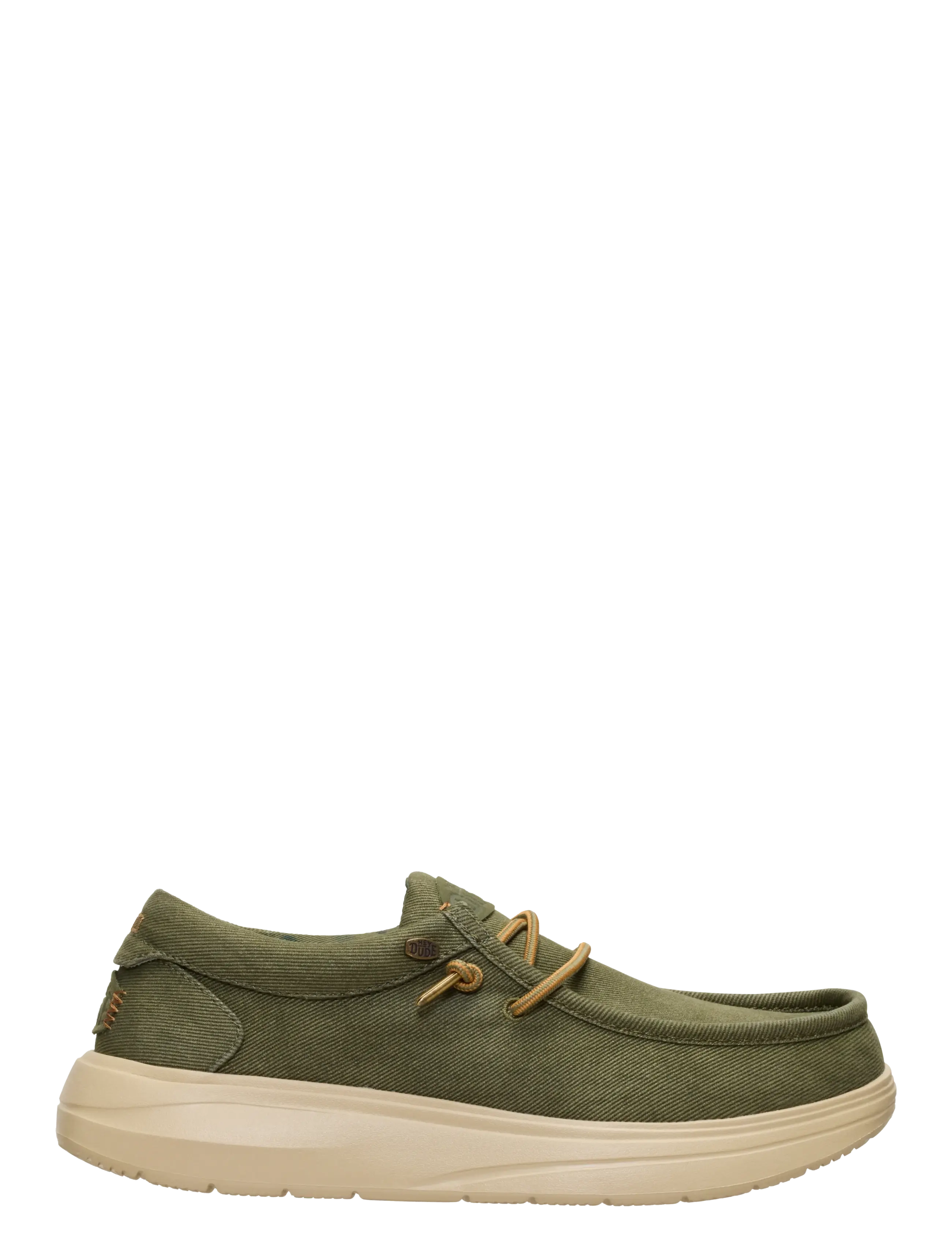 Hey Dude - WALLY COMF WORN - låga sneakers - olive/dawm tan - 2