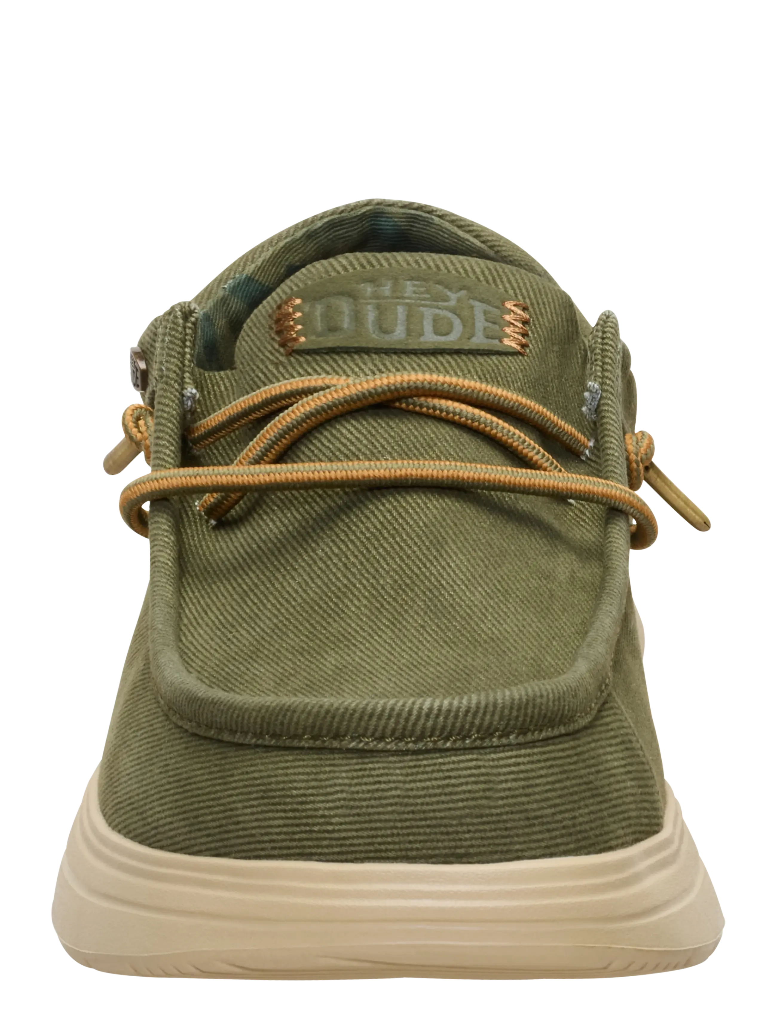 Hey Dude - WALLY COMF WORN - låga sneakers - olive/dawm tan - 4