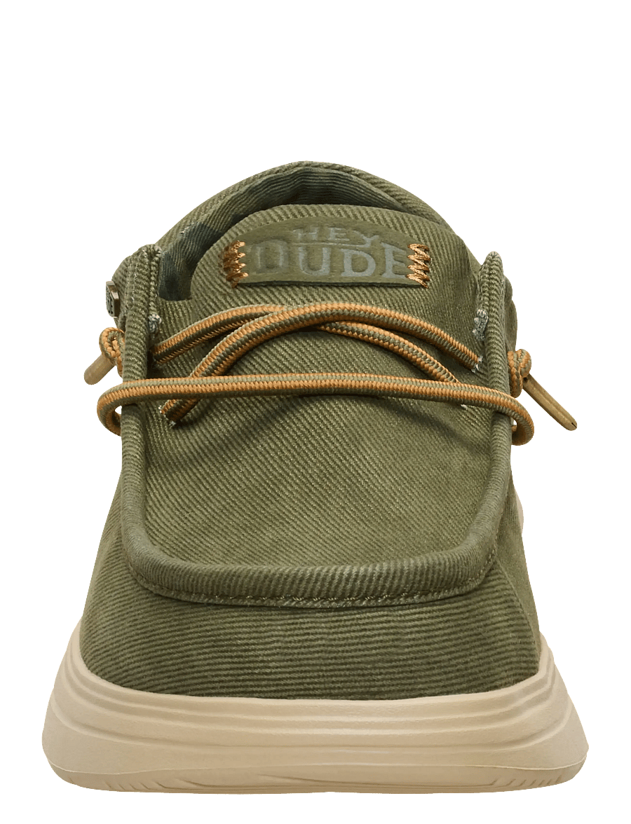 Hey Dude - WALLY COMF WORN - låga sneakers - olive/dawm tan - 4