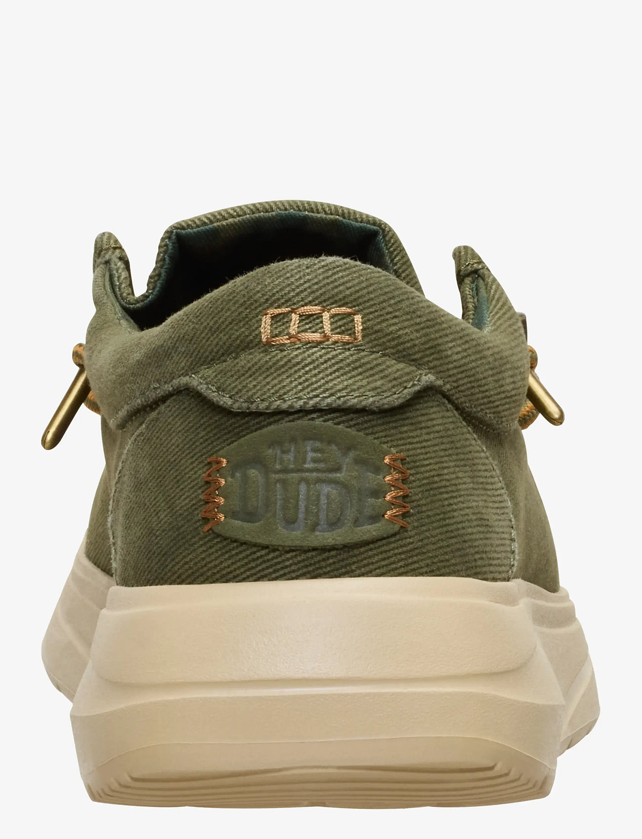 Hey Dude - WALLY COMF WORN - low tops - olive/dawm tan - 5