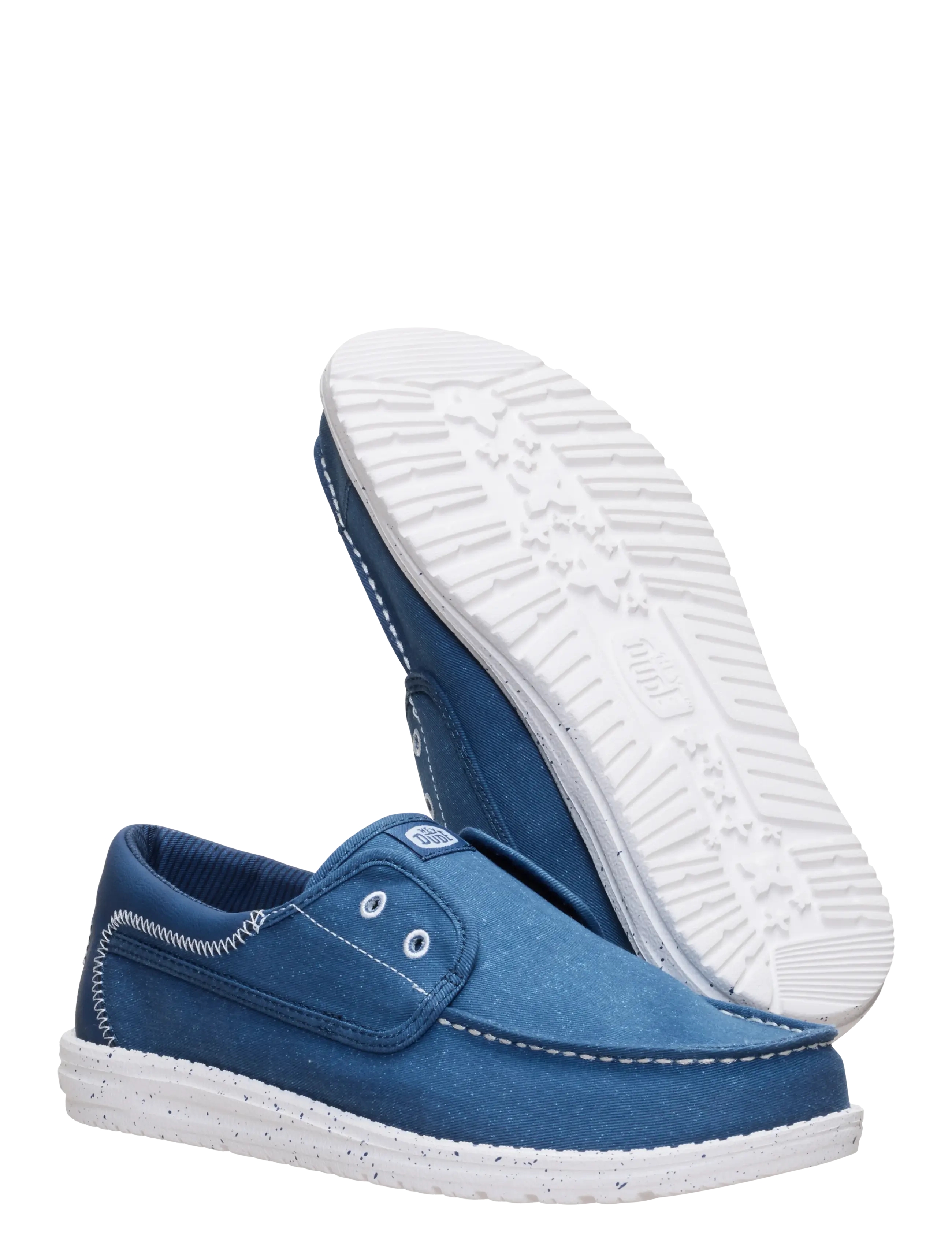 Hey Dude - WALLY CRU STRETCH CANVAS - mænd - ensign blue/multi - 3