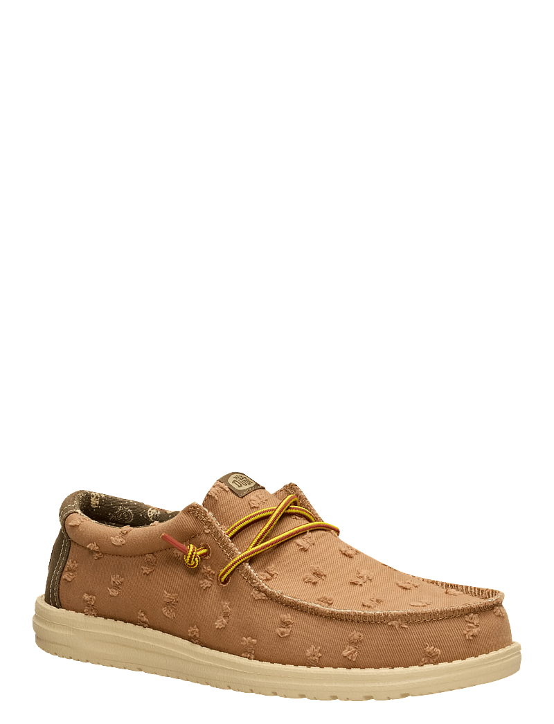 Hey Dude - WALLY WELL WORN - boat shoes - argan brown/multi - 0