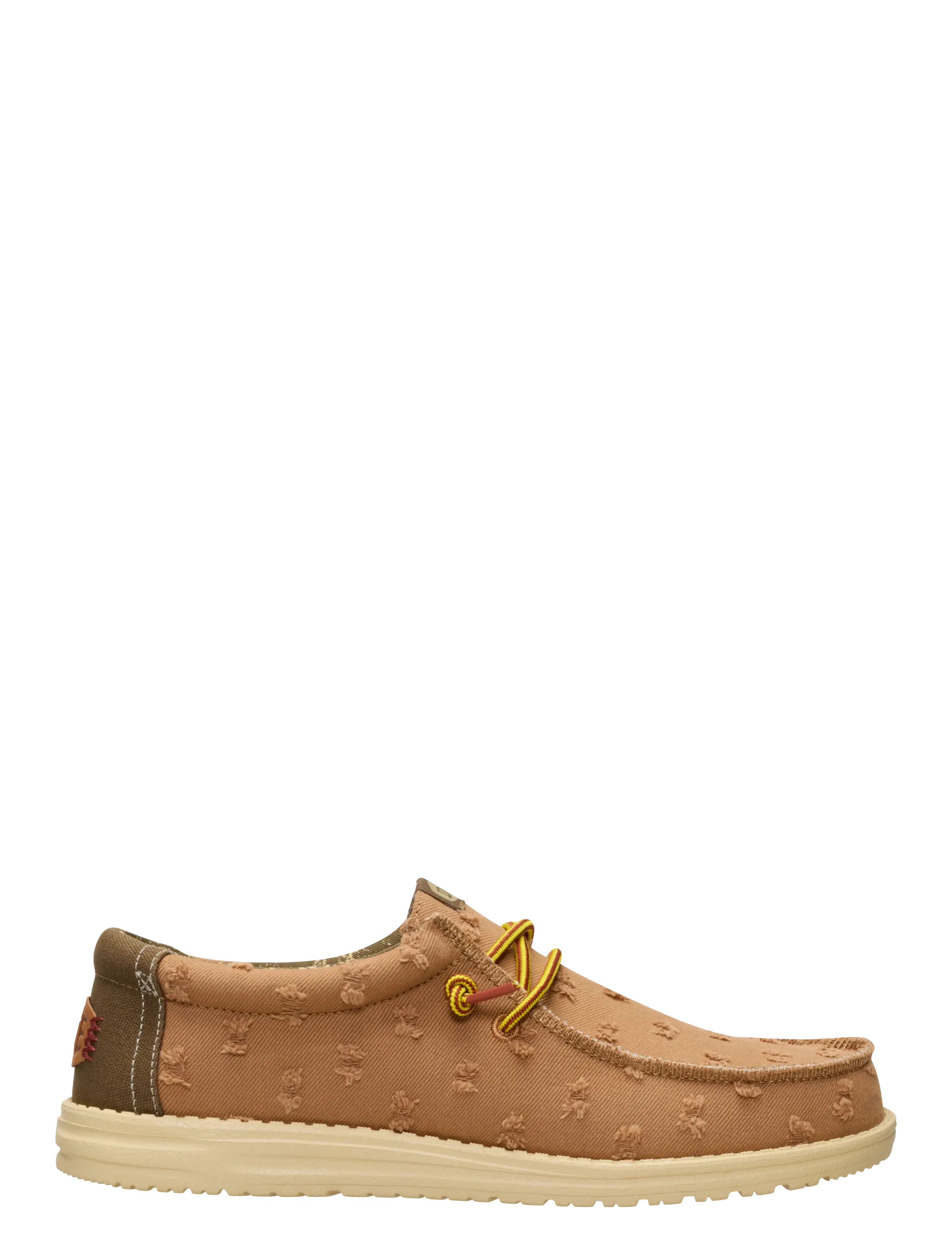 Hey Dude - WALLY WELL WORN - mænd - argan brown/multi - 2