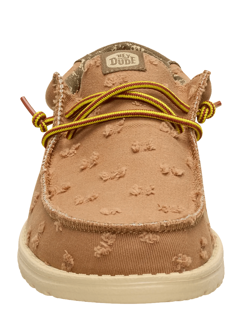 Hey Dude - WALLY WELL WORN - boat shoes - argan brown/multi - 4