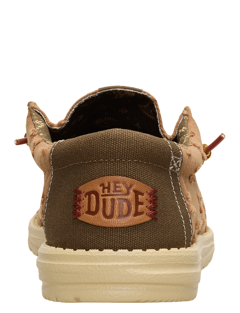Hey Dude - WALLY WELL WORN - boat shoes - argan brown/multi - 5