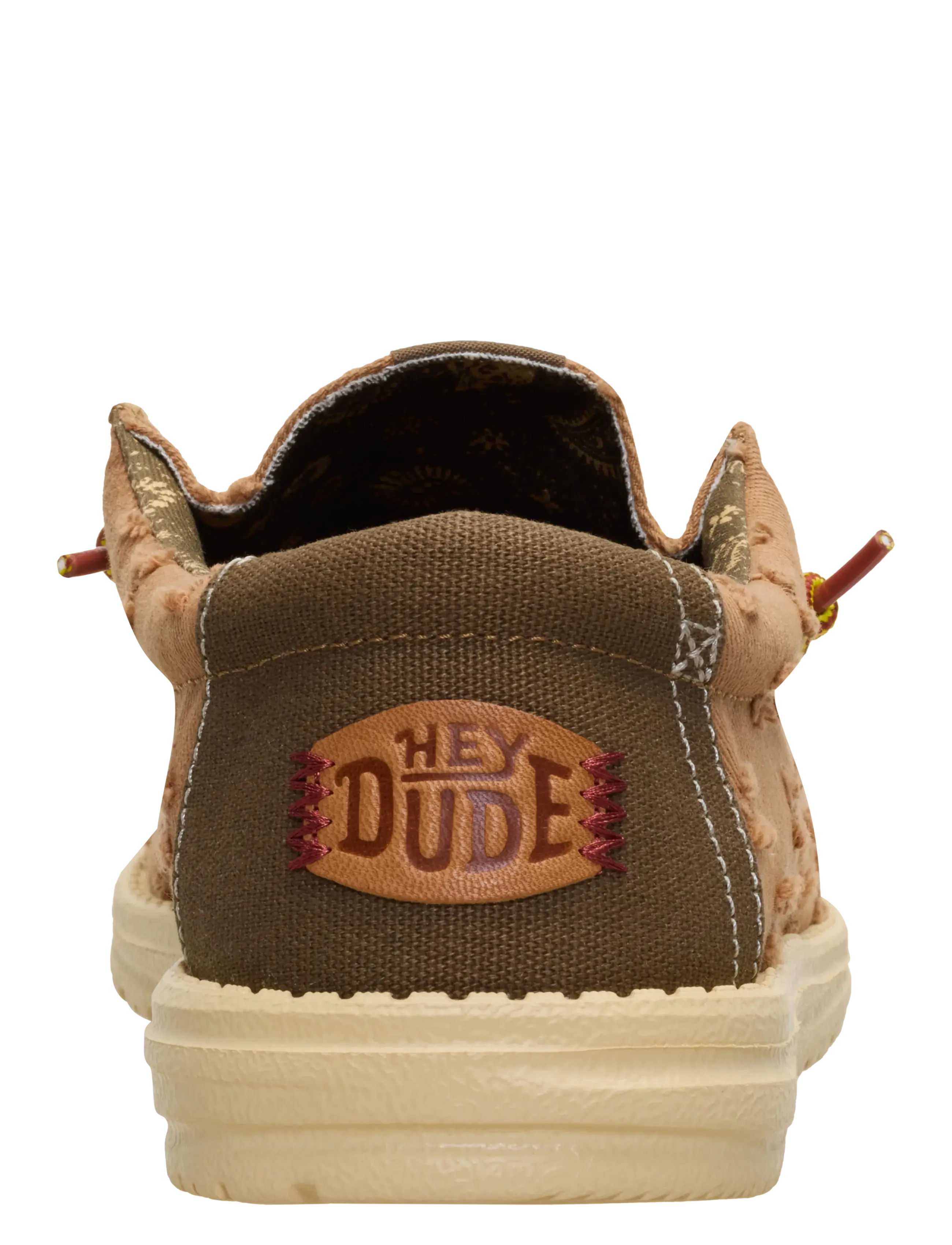 Hey Dude - WALLY WELL WORN - mænd - argan brown/multi - 5