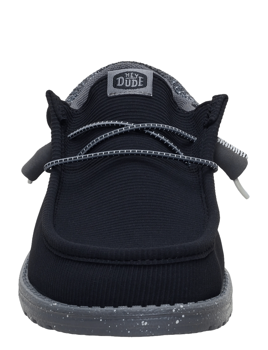 Hey Dude - WALLY FUNK MULTI MESH - mokassins - black/smoke grey - 4