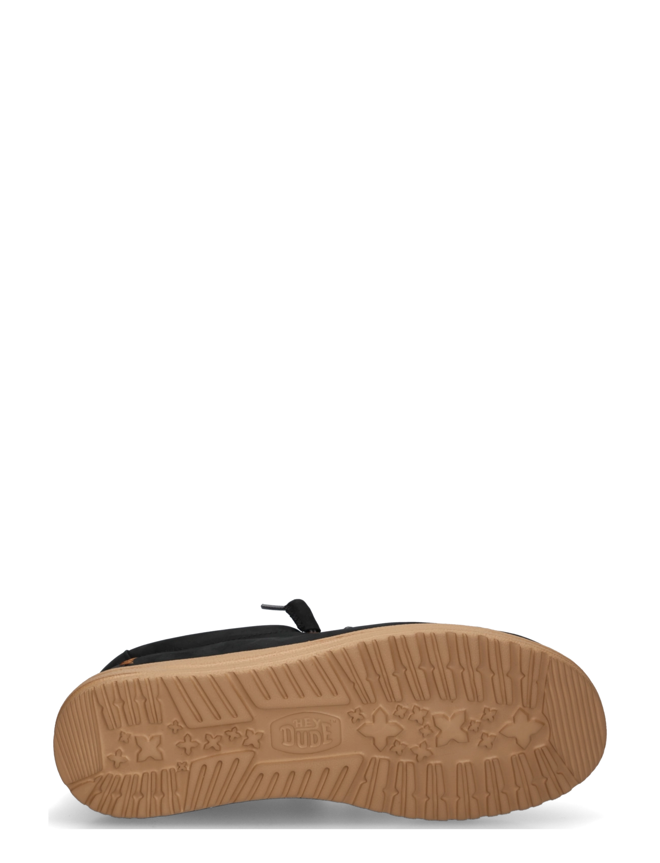 Hey Dude - WALLY FULL GRAIN LEATHER - kollektsioonid - black/tobacco brown - 4