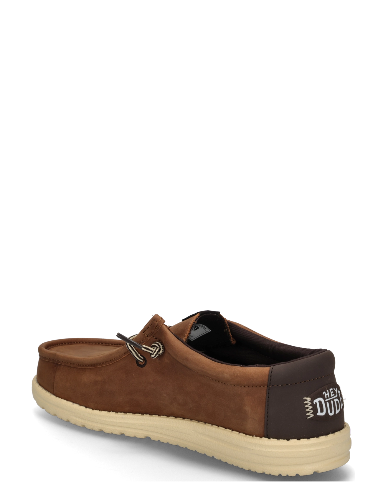 Hey Dude - WALLY FULL GRAIN LEATHER - kollektioner - robe brown/mole brown - 1