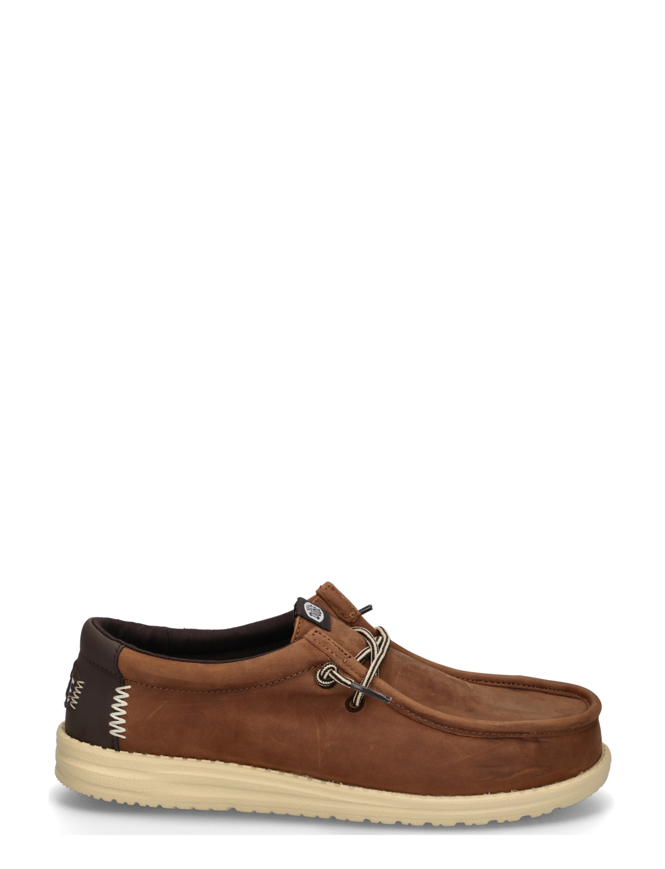 Hey Dude - WALLY FULL GRAIN LEATHER - kollektioner - robe brown/mole brown - 2