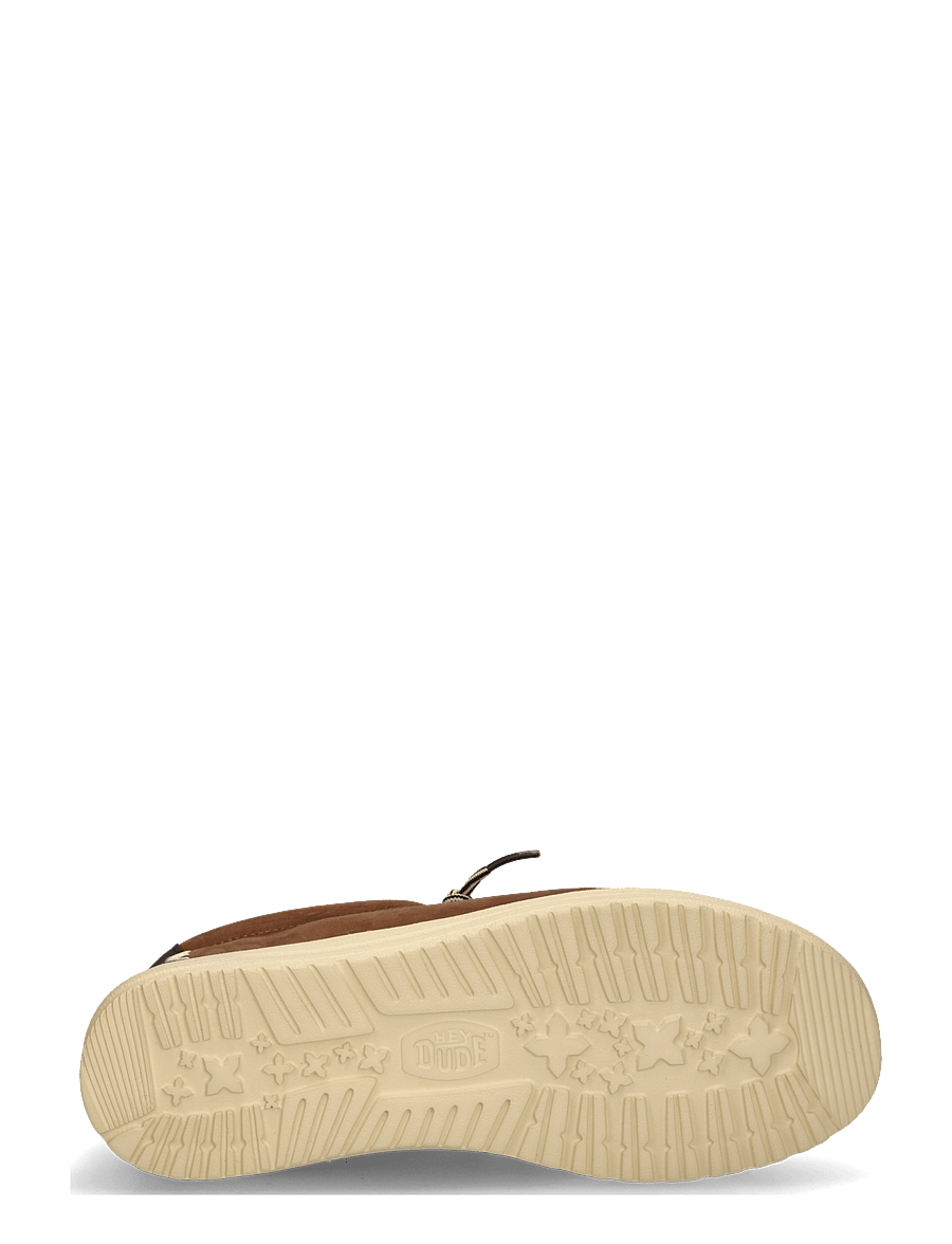 Hey Dude - WALLY FULL GRAIN LEATHER - kollektioner - robe brown/mole brown - 4