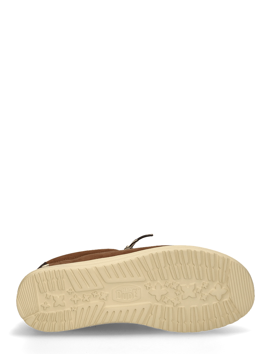Hey Dude - WALLY FULL GRAIN LEATHER - collections - robe brown/mole brown - 4