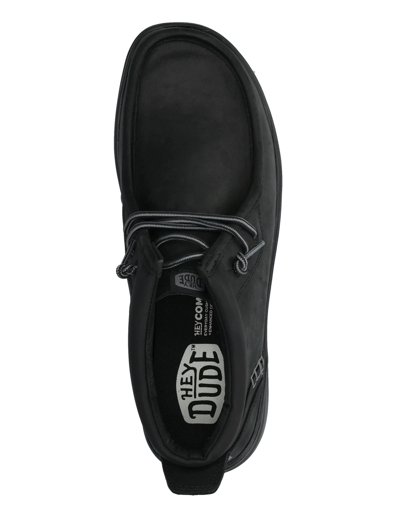 Hey Dude - WALLY MID GRIPR LEATHER - chukka boots - black/black - 3