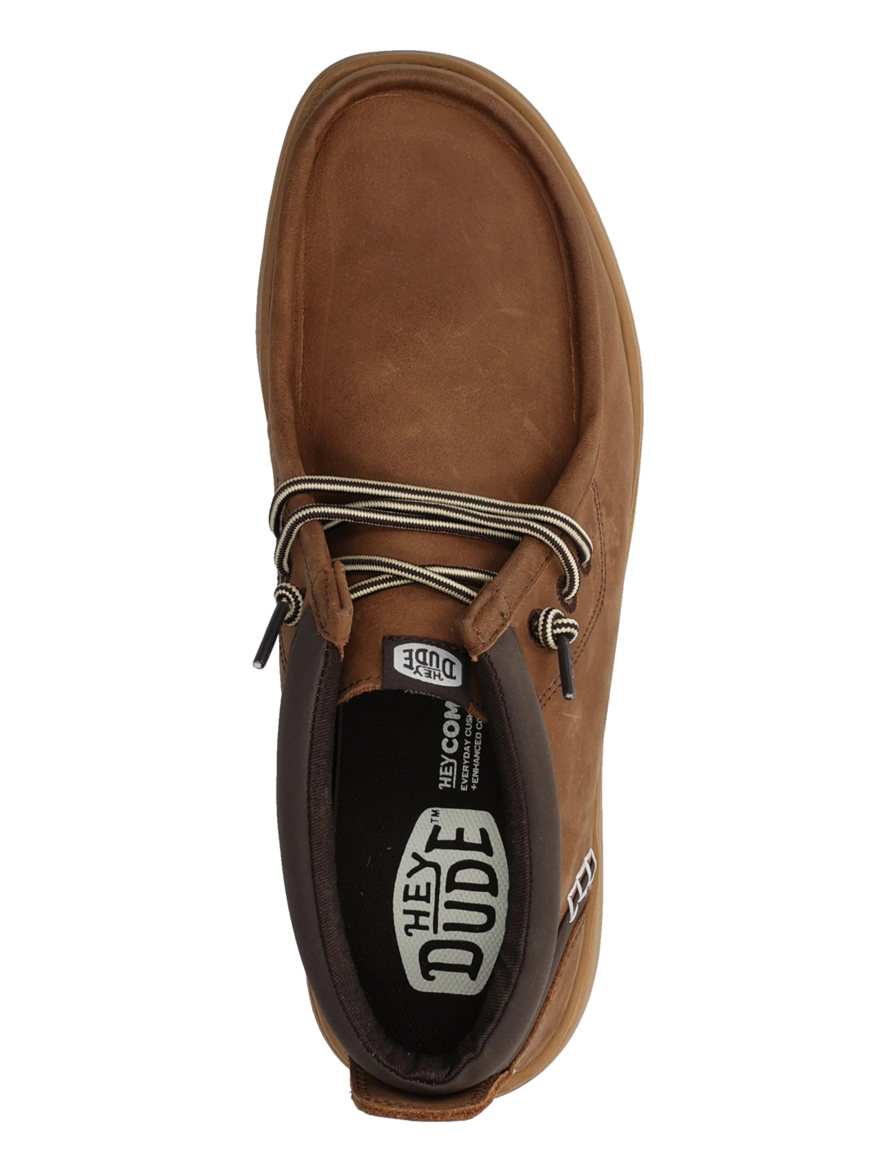 Hey Dude - WALLY MID GRIPR LEATHER - chukka boots - robe brown/mole brown - 3