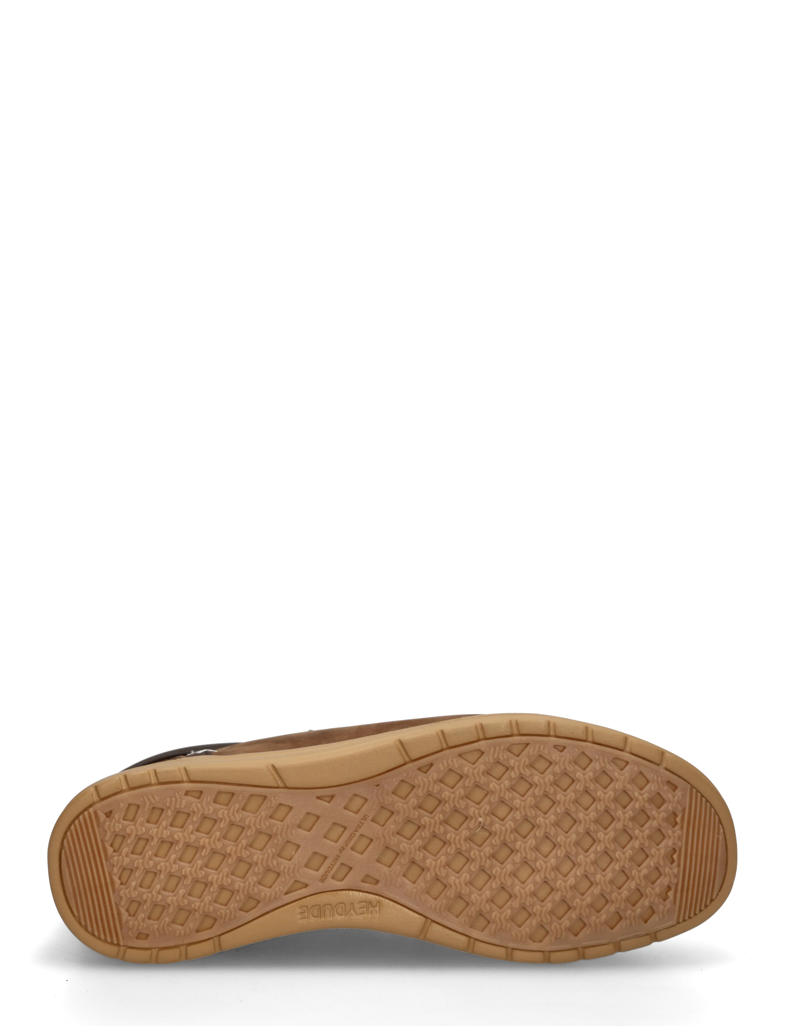 Hey Dude - WALLY MID GRIPR LEATHER - chukka boots - robe brown/mole brown - 4