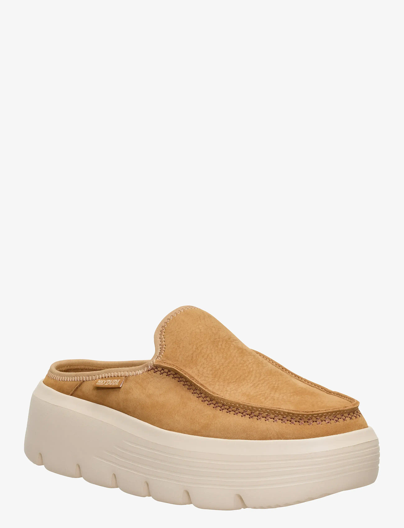 Hey Dude - AUSTIN EDGE LEATHER - pantoletten mit absätzen - tan - 0
