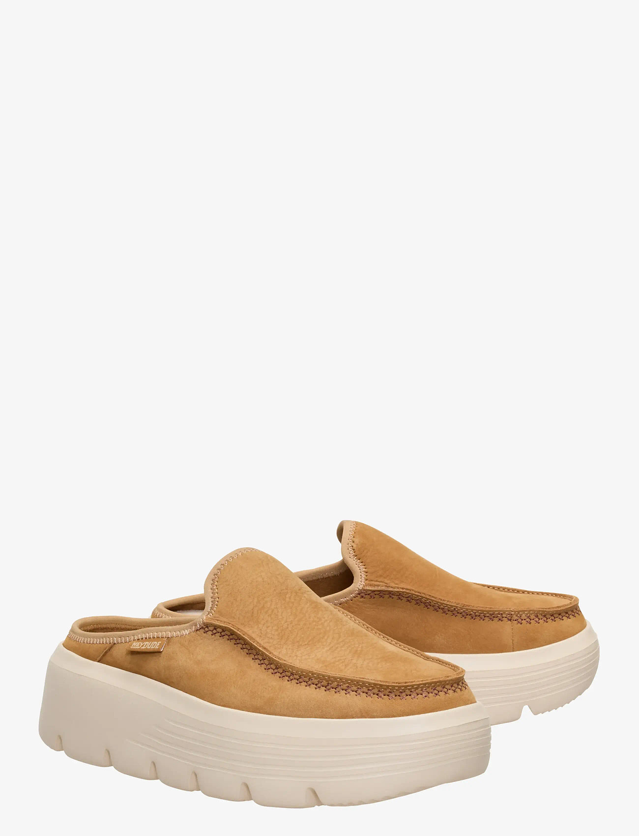 Hey Dude - AUSTIN EDGE LEATHER - pantoletten mit absätzen - tan - 1