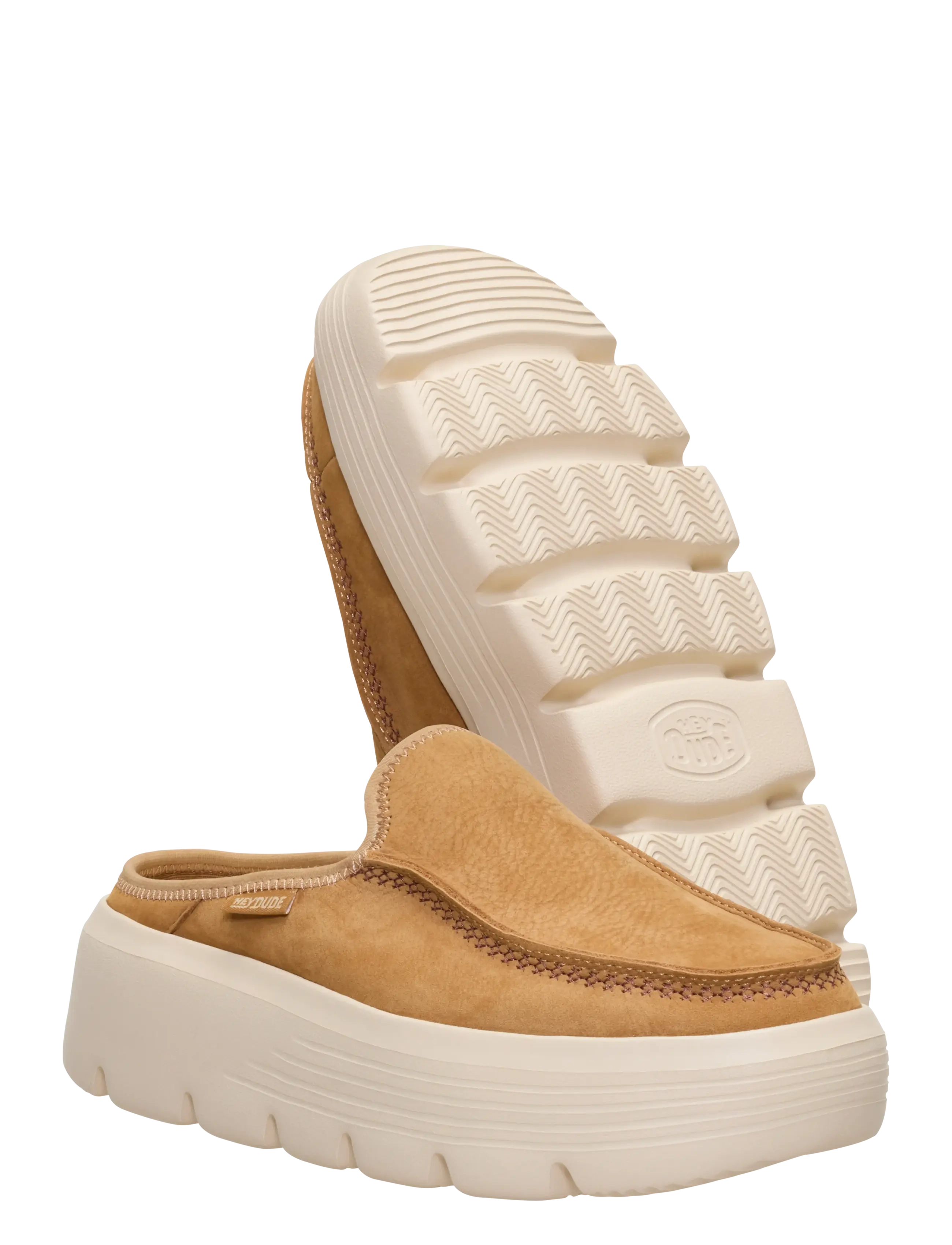 Hey Dude - AUSTIN EDGE LEATHER - heeled mules - tan - 3