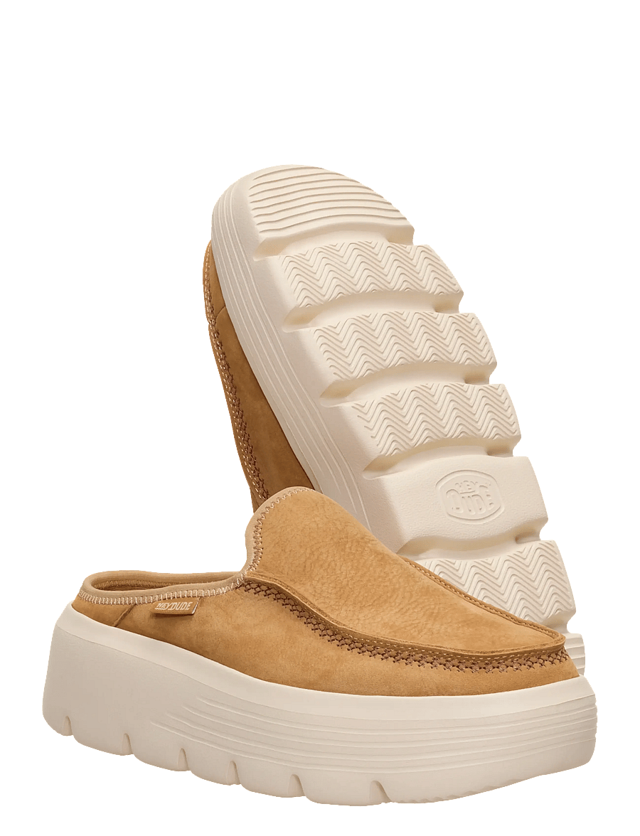 Hey Dude - AUSTIN EDGE LEATHER - mules med klack - tan - 3