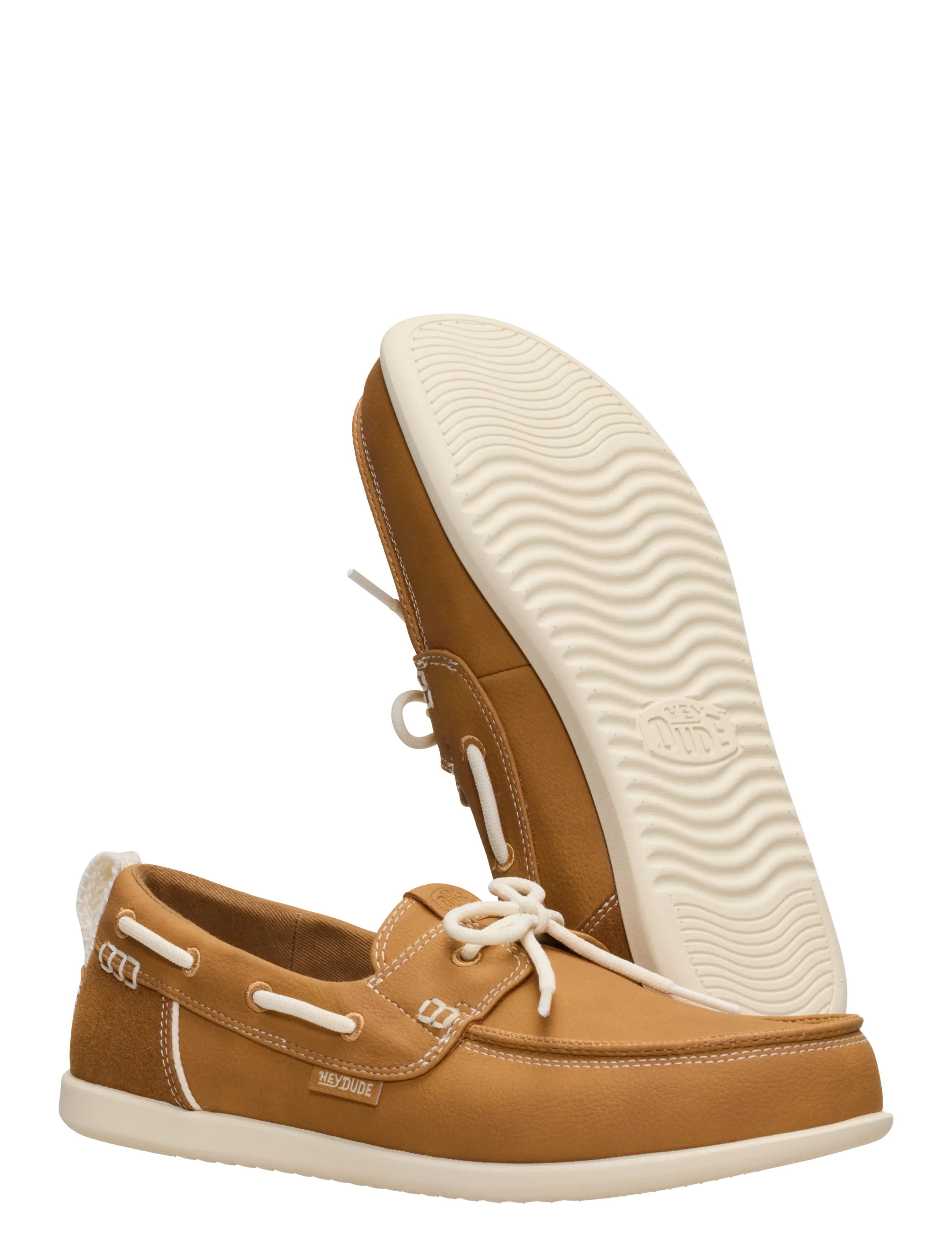 Hey Dude - HARBOR BREEZE LO - apavi bez aizdares - bone brown - 3