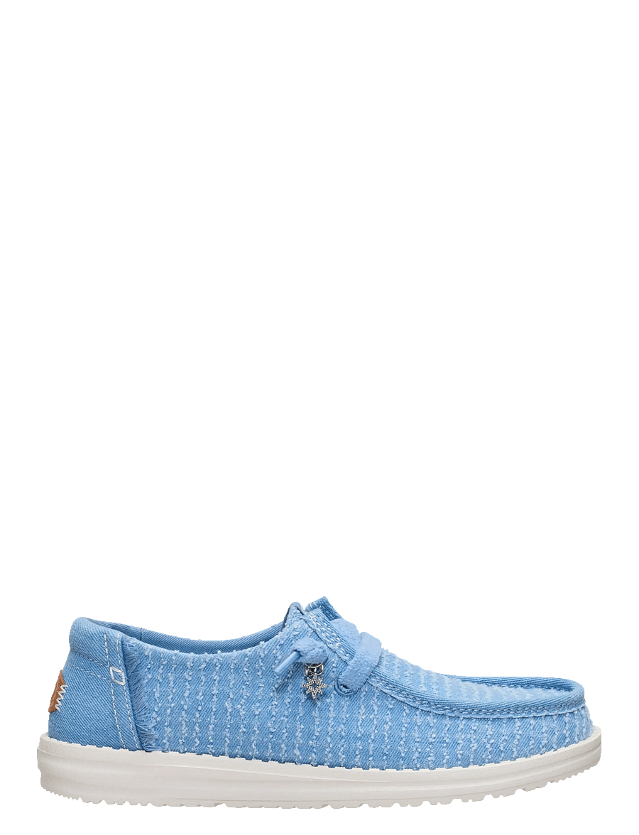 Hey Dude - WENDY FRAYED CANVAS - bootschoenen - faded denim - 2