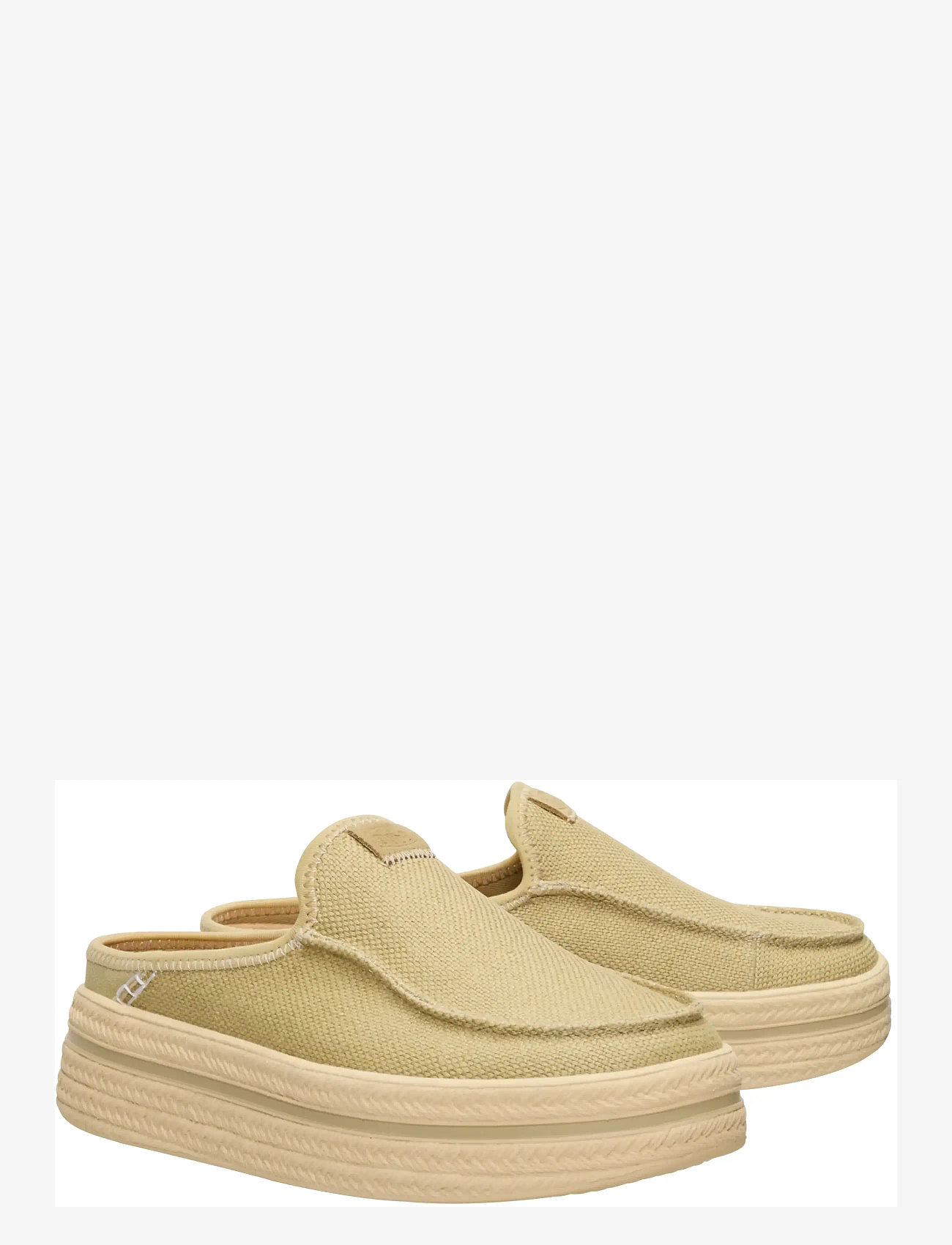 Hey Dude - AUSTIN LIFT ESPADRILLE - mules med hæle - olive grey - 1