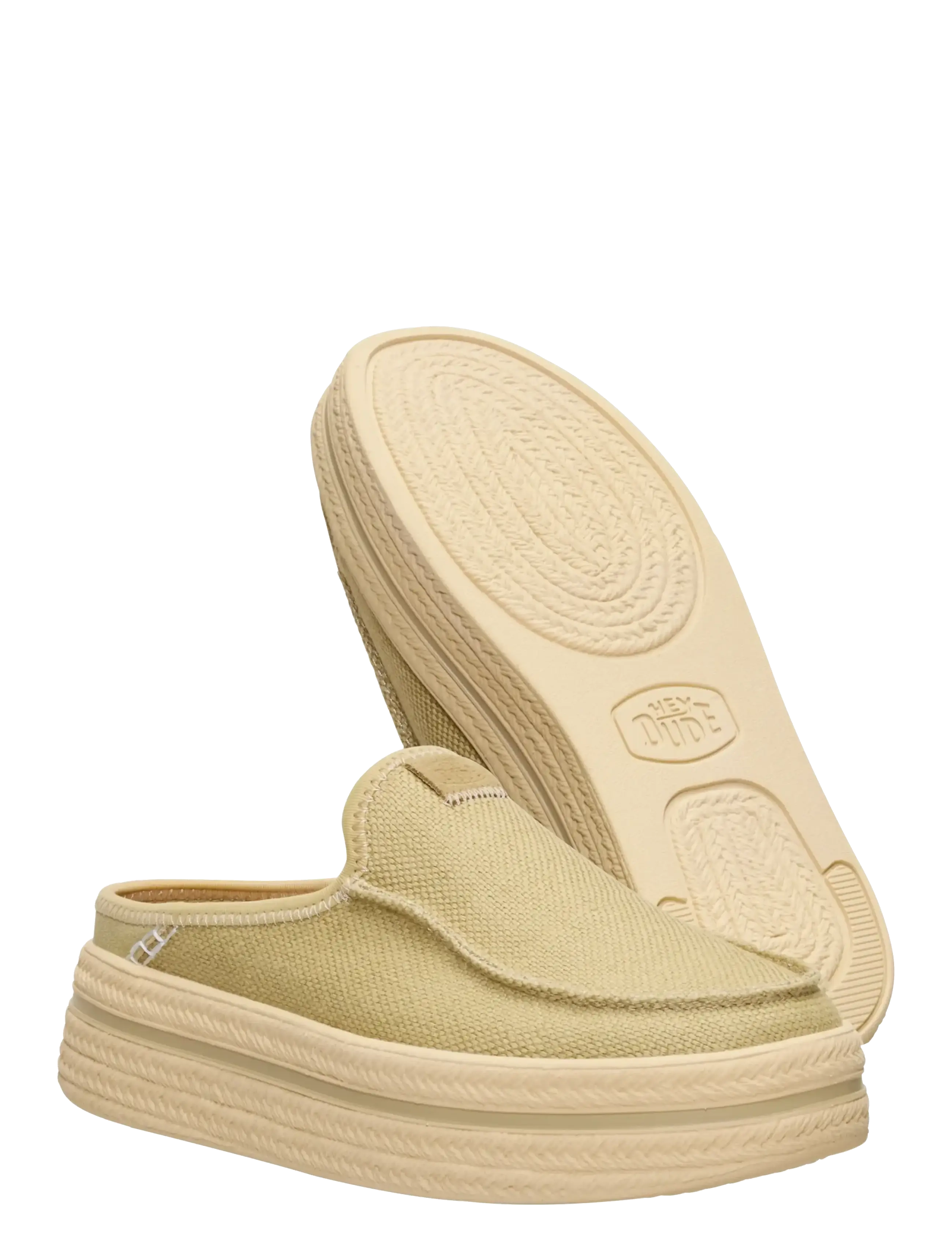 Hey Dude - AUSTIN LIFT ESPADRILLE - mules med klack - olive grey - 3