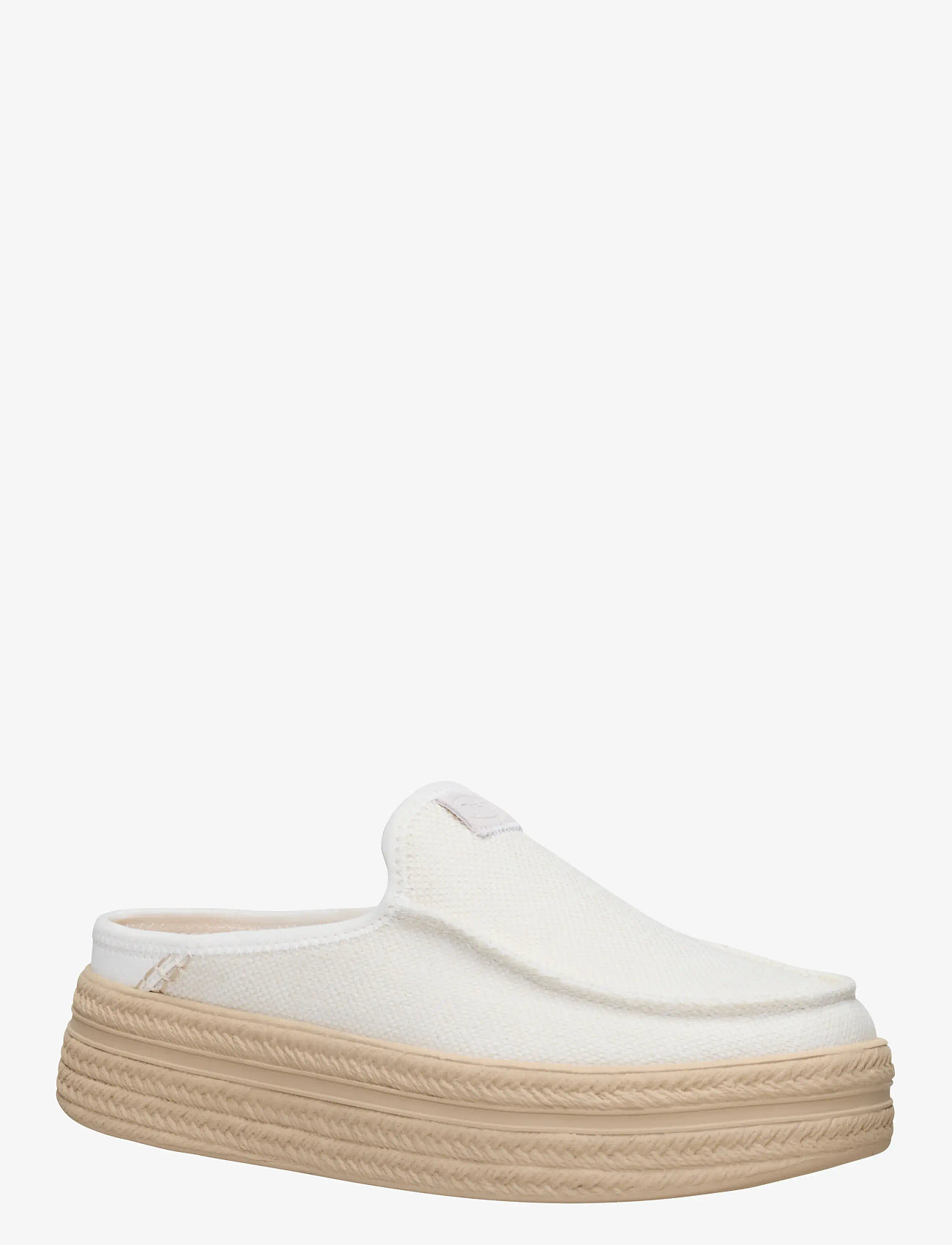 Hey Dude - AUSTIN LIFT ESPADRILLE - mules med hæle - woven egret - 0