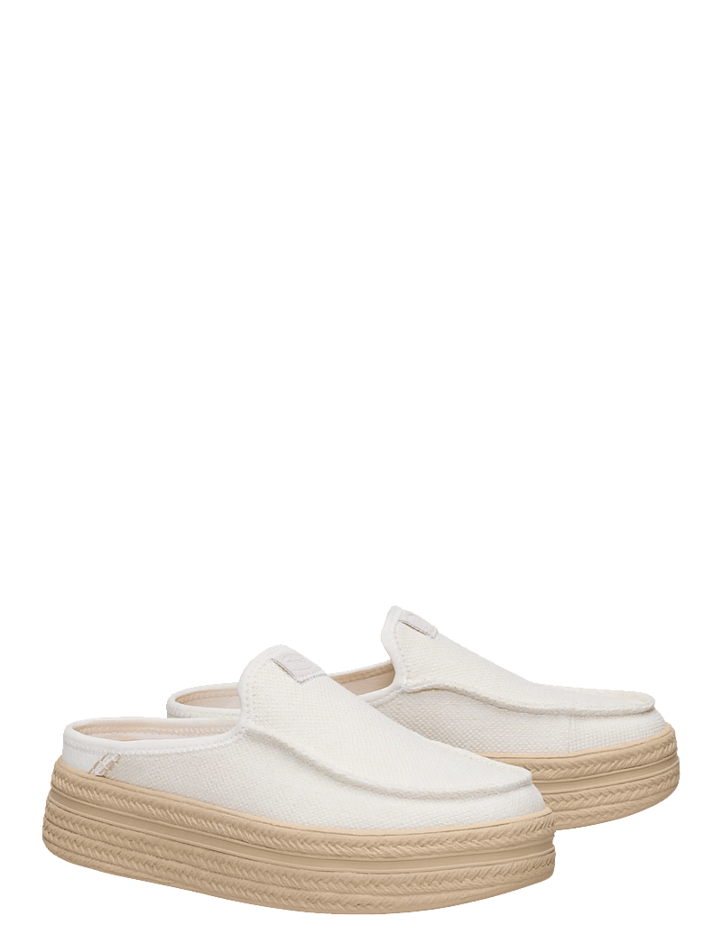 Hey Dude - AUSTIN LIFT ESPADRILLE - mules med hæle - woven egret - 1