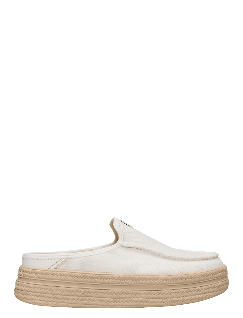 Hey Dude - AUSTIN LIFT ESPADRILLE - mules med hæle - woven egret - 2
