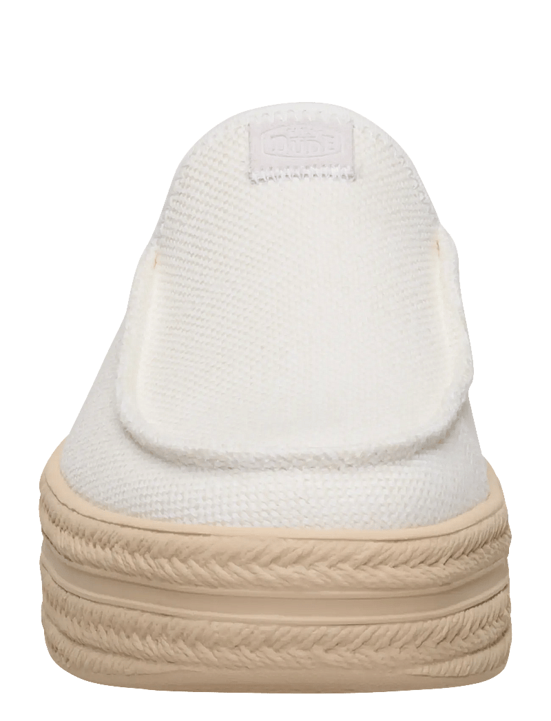 Hey Dude - AUSTIN LIFT ESPADRILLE - mules med hæle - woven egret - 4