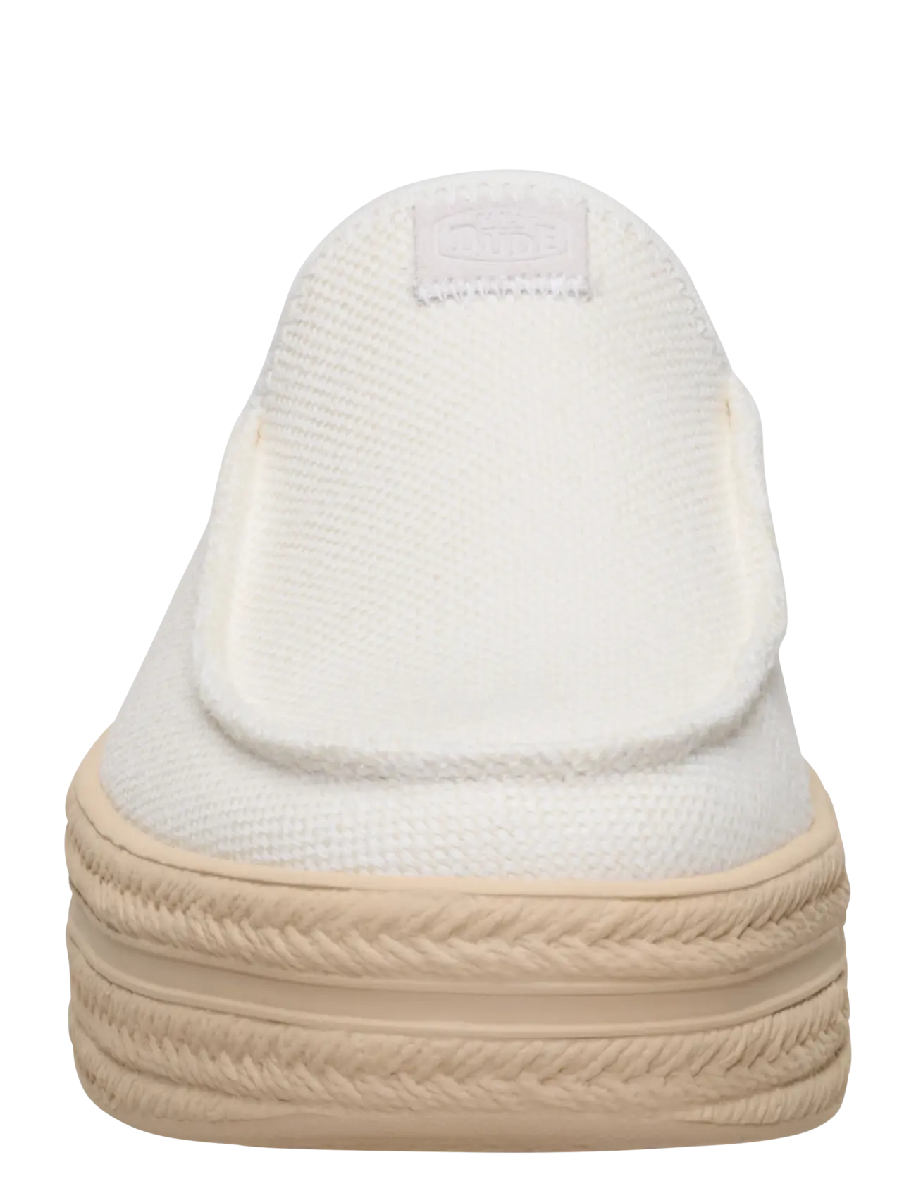 Hey Dude - AUSTIN LIFT ESPADRILLE - heeled mules - woven egret - 4